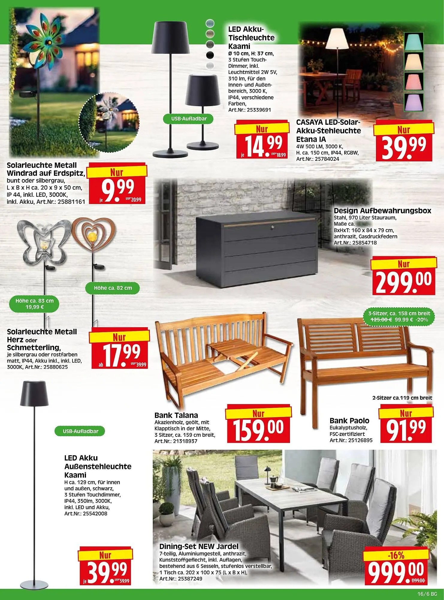 Herkules Baumarkt Prospekt von 13. April bis 18. April 2026 - Prospekt seite 6