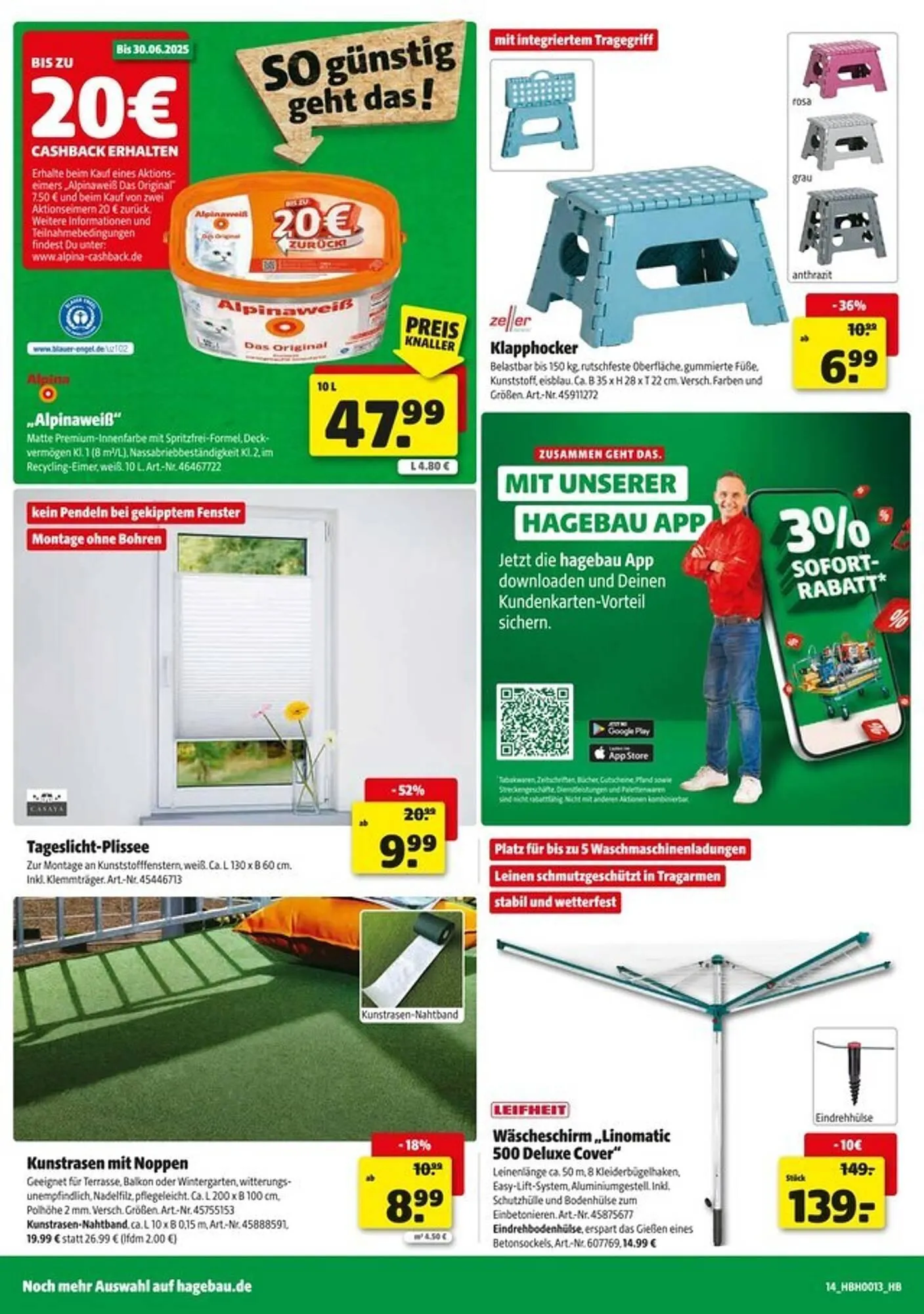 Hagebau Prospekt von 22. März bis 29. März 2025 - Prospekt seite 14