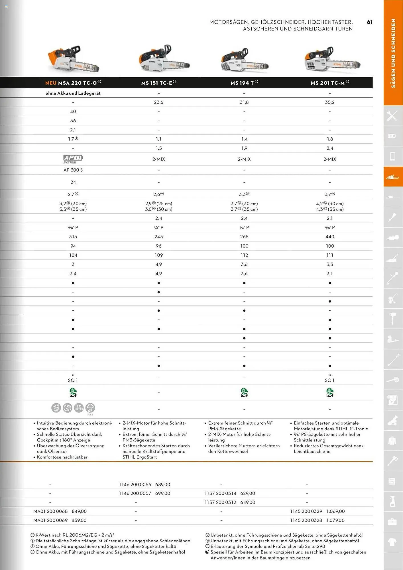 STIHL Prospekt von 1. Januar bis 31. Dezember 2026 - Prospekt seite 61