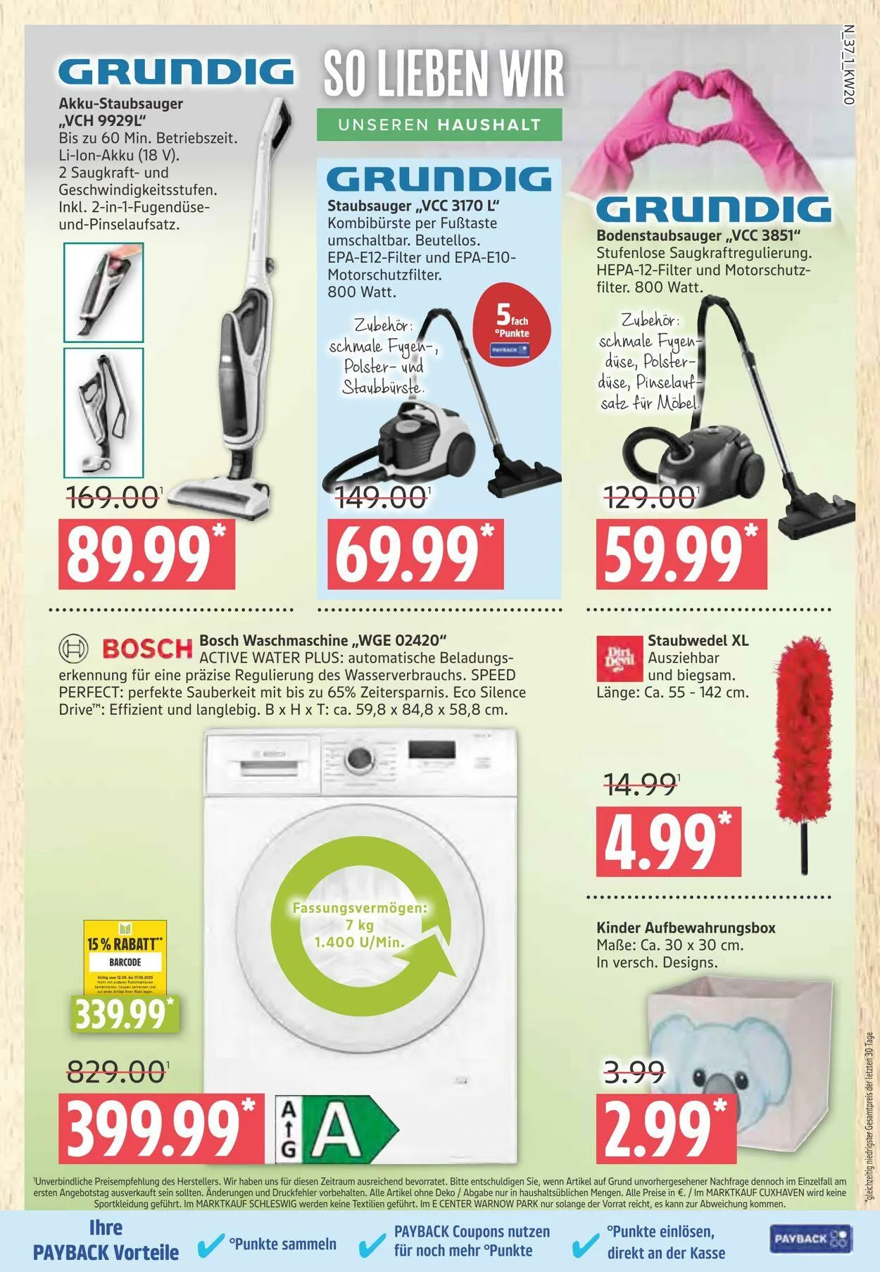 Marktkauf Aktueller Prospekt von 12. Mai bis 17. Mai 2025 - Prospekt seite 37