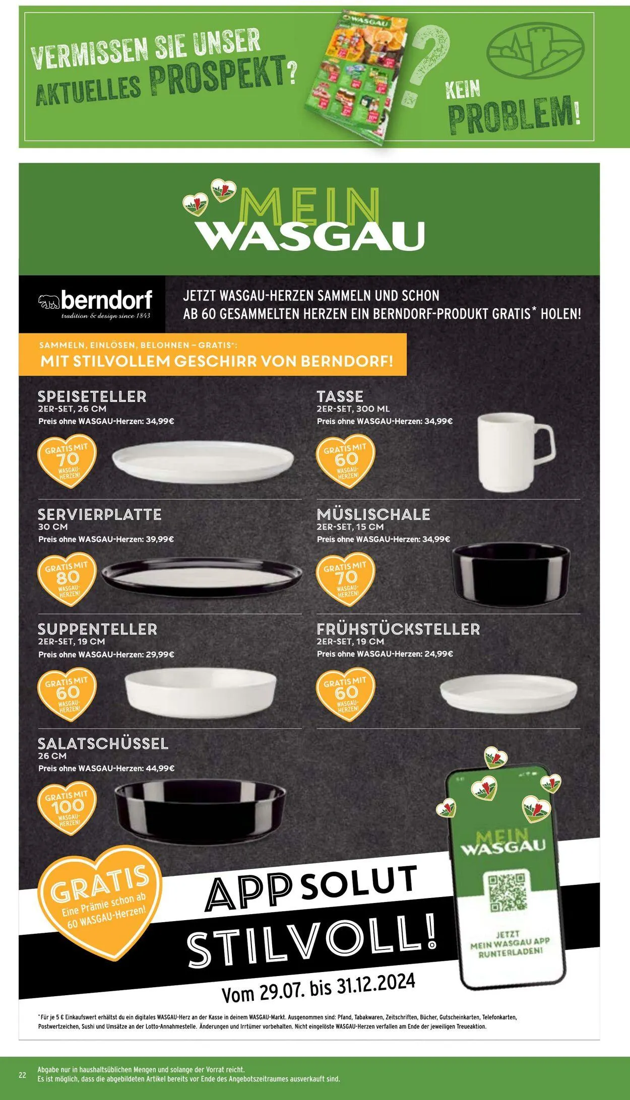 WASGAU Aktueller Prospekt von 7. September bis 21. September 2025 - Prospekt seite 22