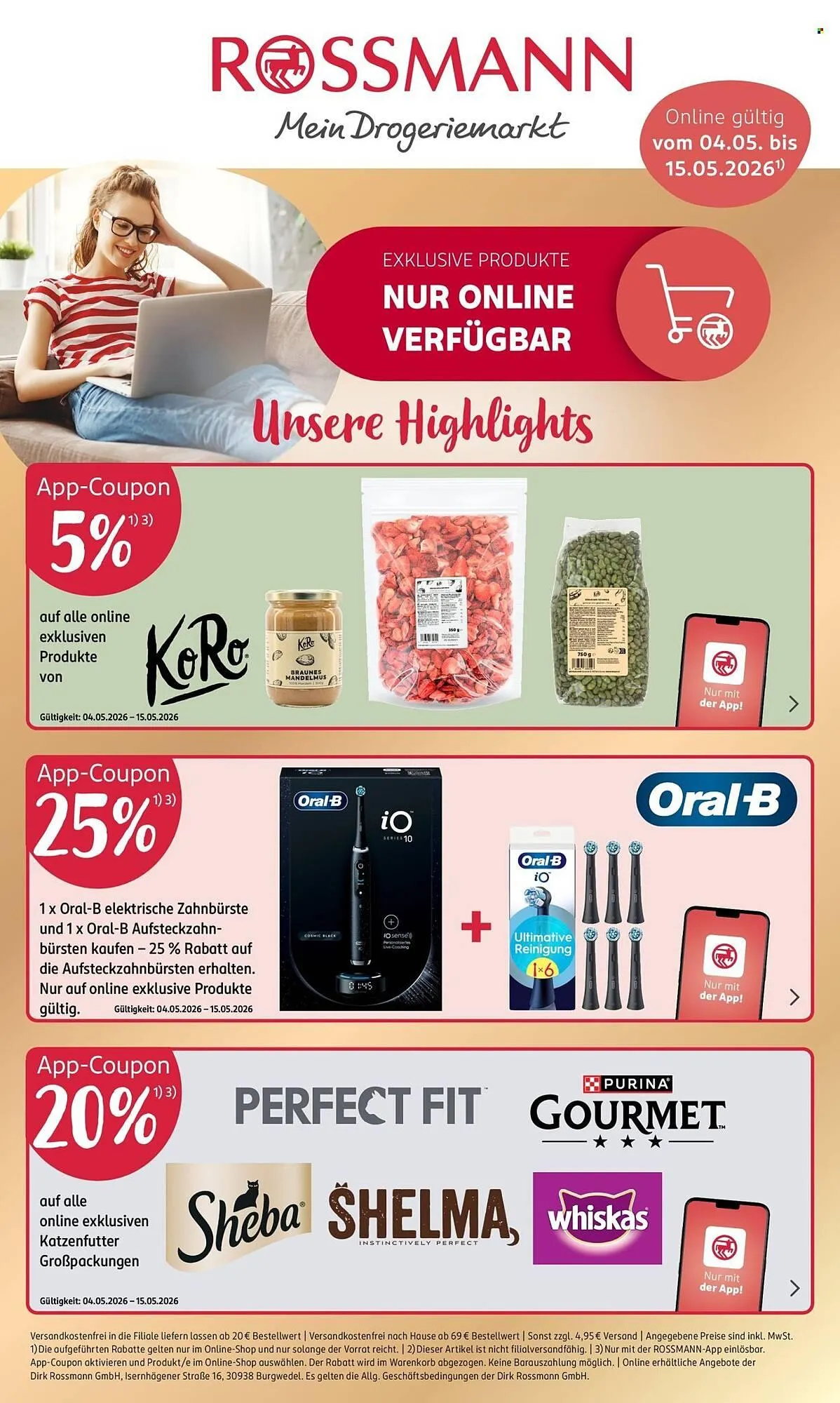 Rossmann Prospekt von 4. Mai bis 15. Mai 2026 - Prospekt seite 1