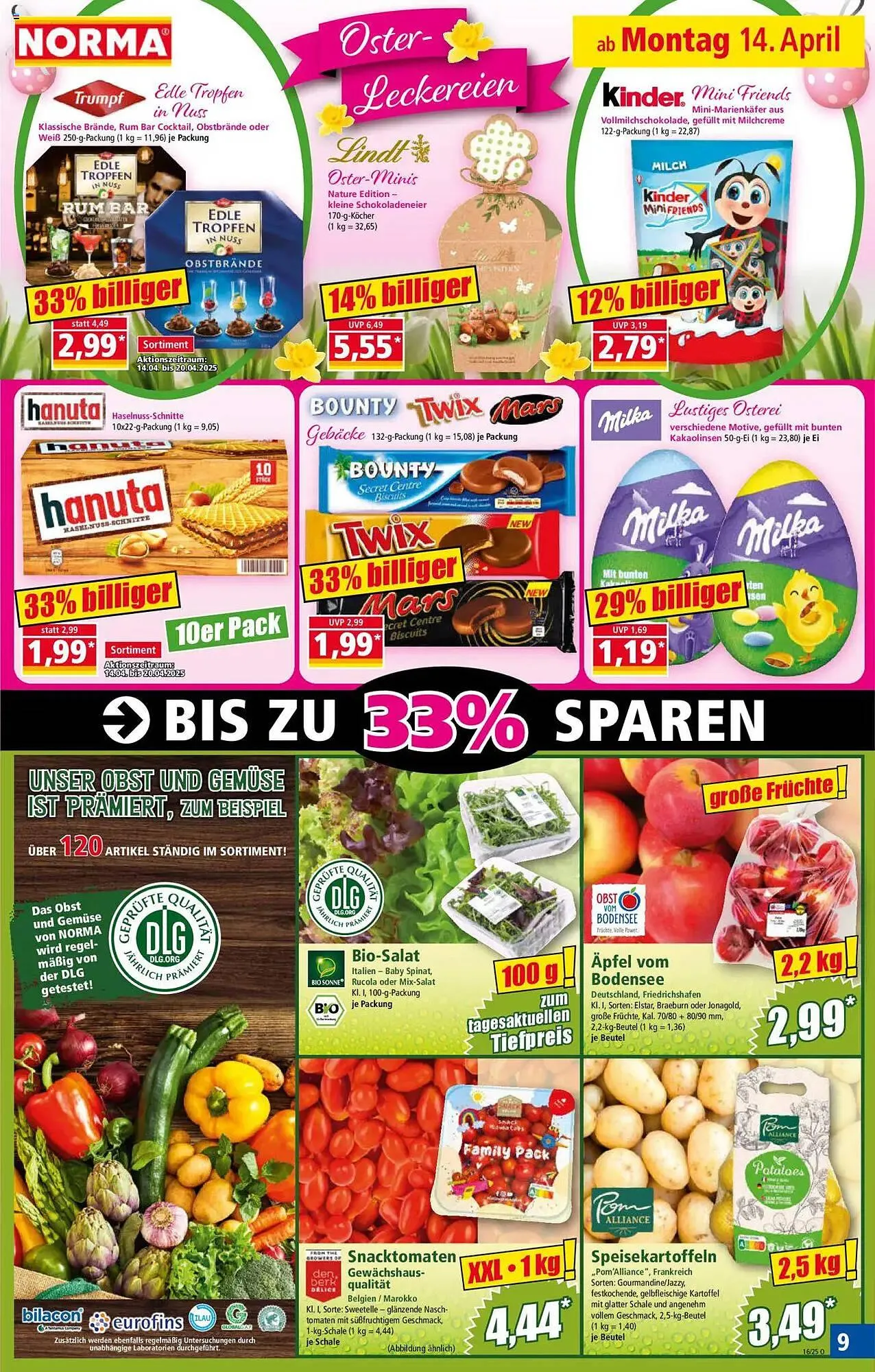 Norma Prospekt von 14. April bis 20. April 2025 - Prospekt seite 9