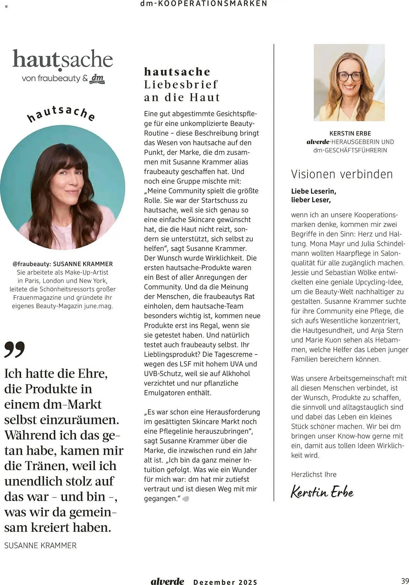 Dm drogerie Magazin von 1. Januar bis 31. Januar 2026 - Prospekt seite 39