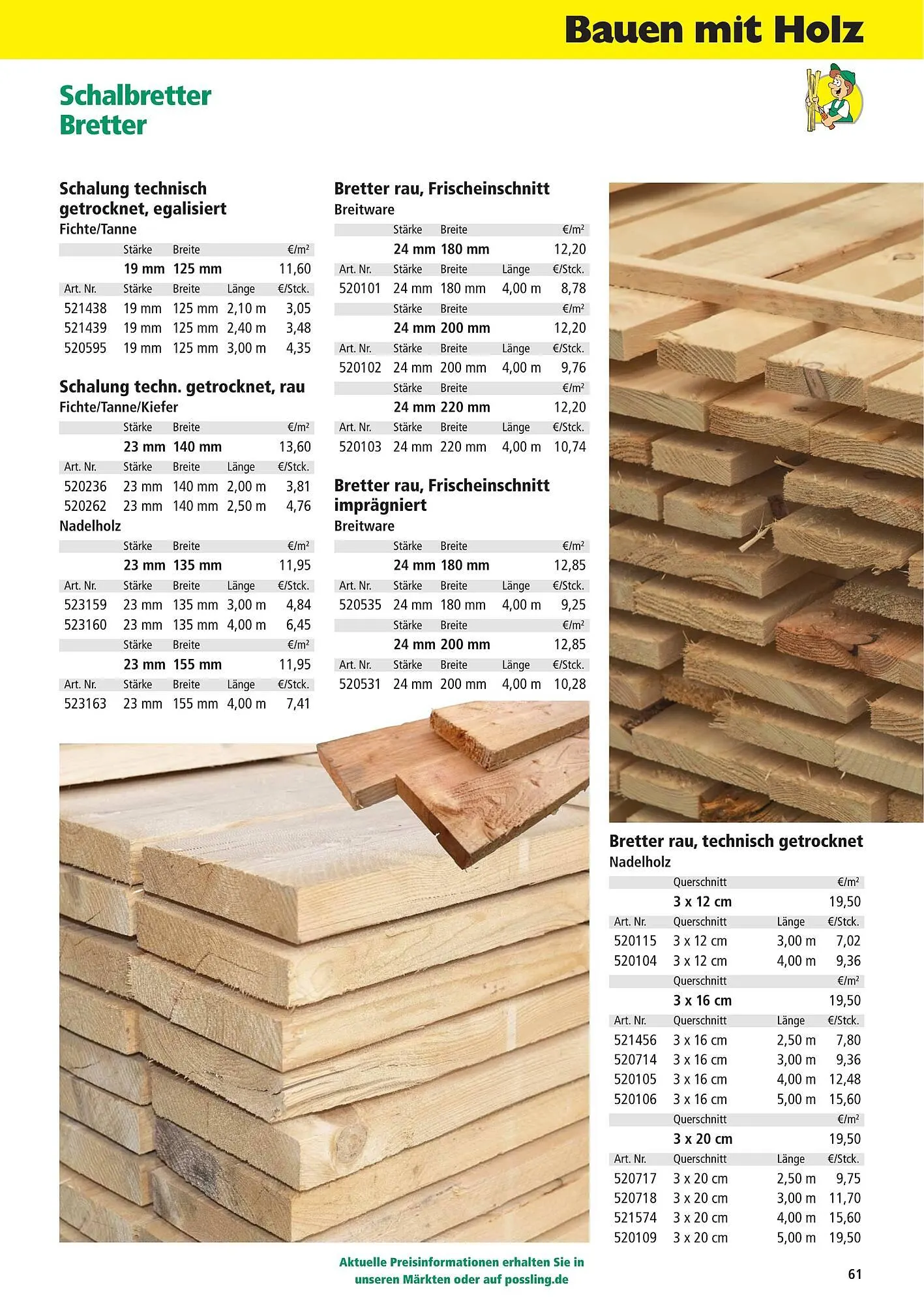 Holz Possling Prospekt von 2. Mai bis 31. Juli 2025 - Prospekt seite 61