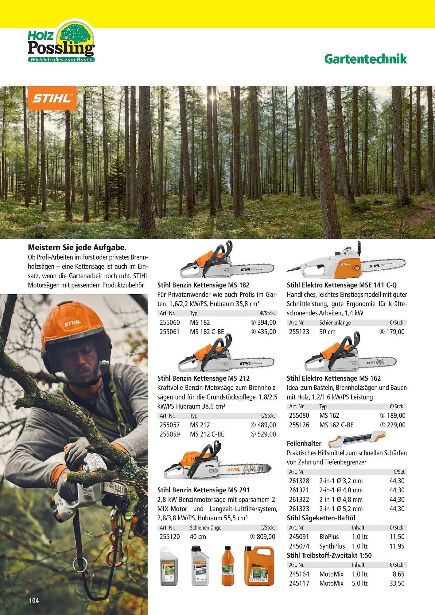 Holz Possling Prospekt von 31. März bis 30. Juni 2025 - Prospekt seite 104