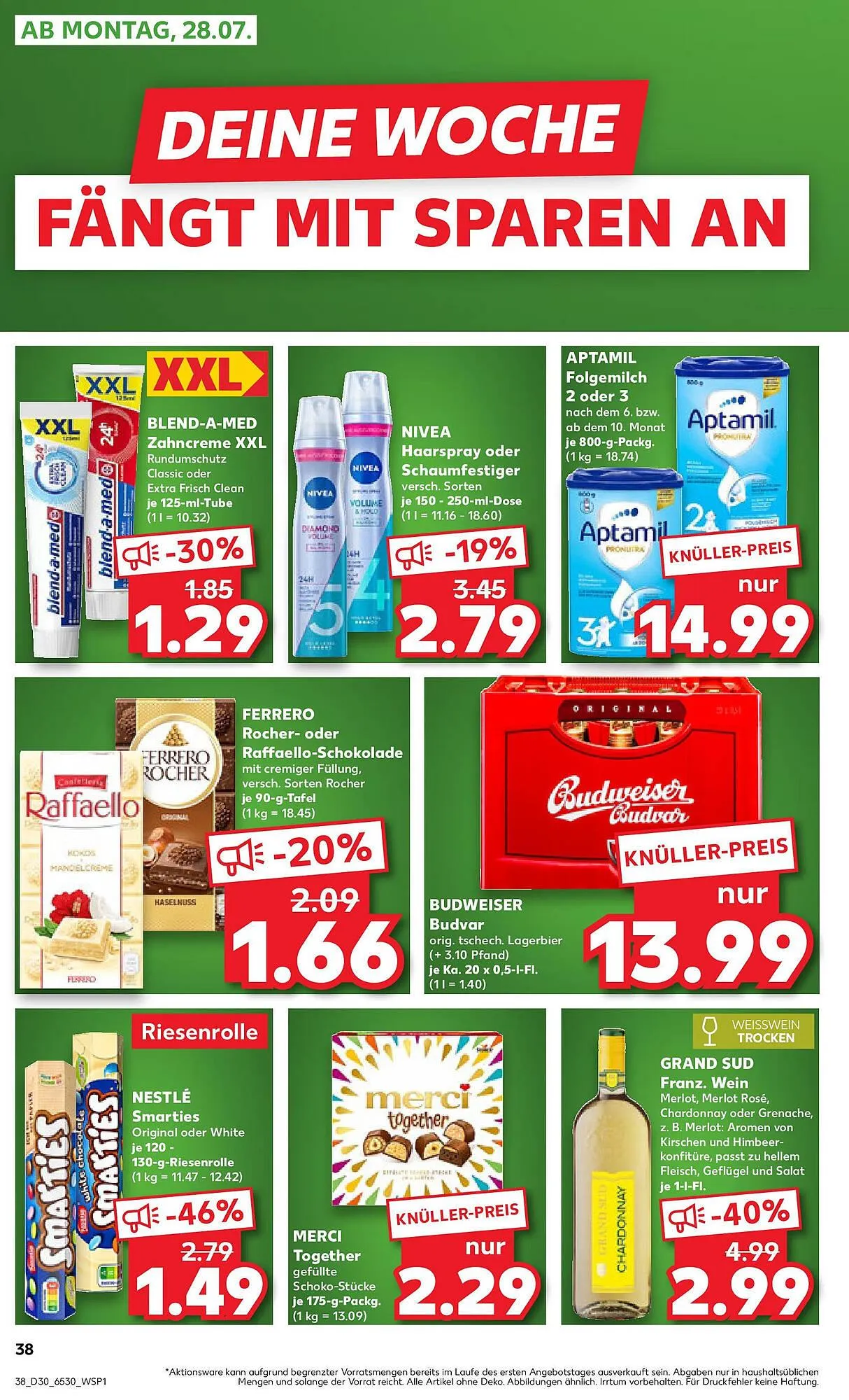 Kaufland Prospekt von 27. Juli bis 30. Juli 2025 - Prospekt seite 1