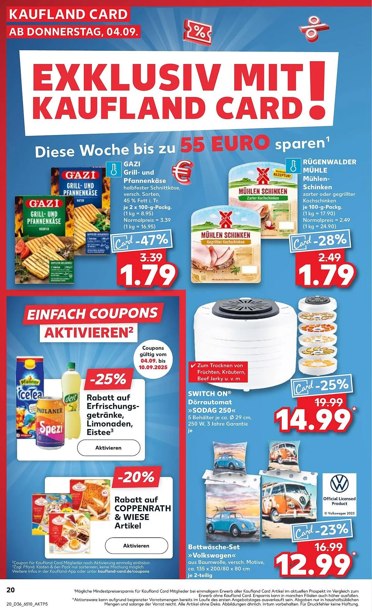 Kaufland Prospekt von 4. September bis 10. September 2025 - Prospekt seite 20
