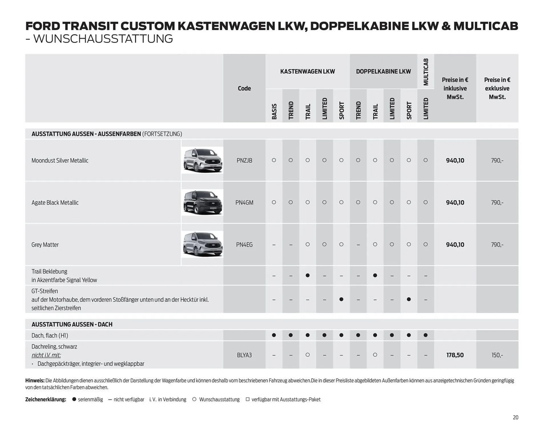 Ford Prospekt von 25. März bis 8. April 2026 - Prospekt seite 20