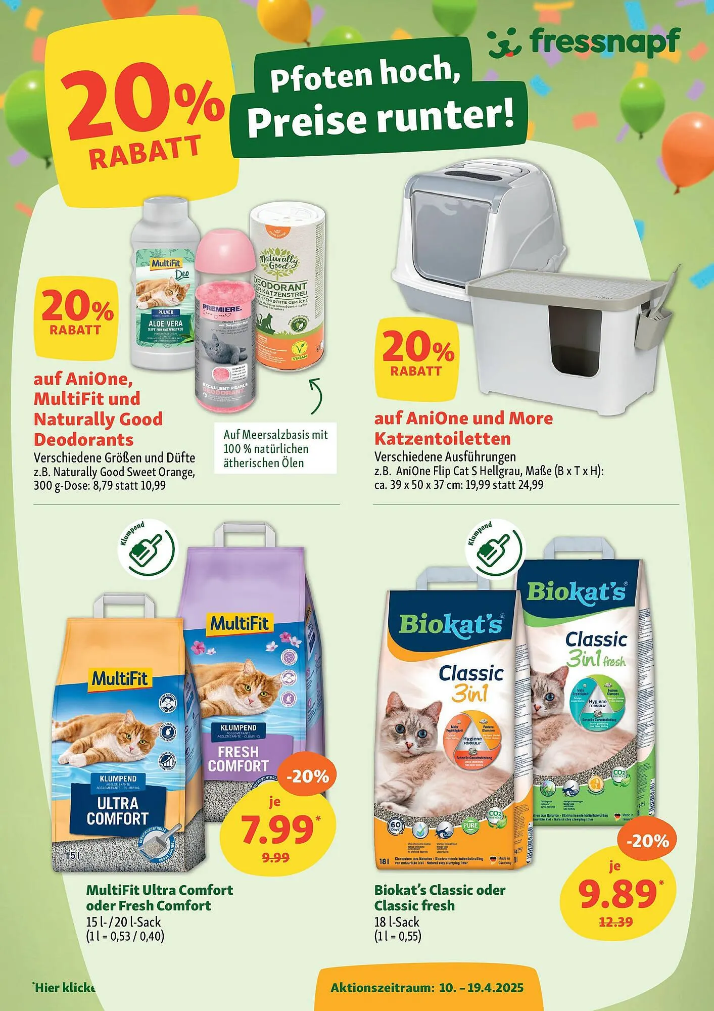 Fressnapf Prospekt von 9. April bis 21. April 2025 - Prospekt seite 11
