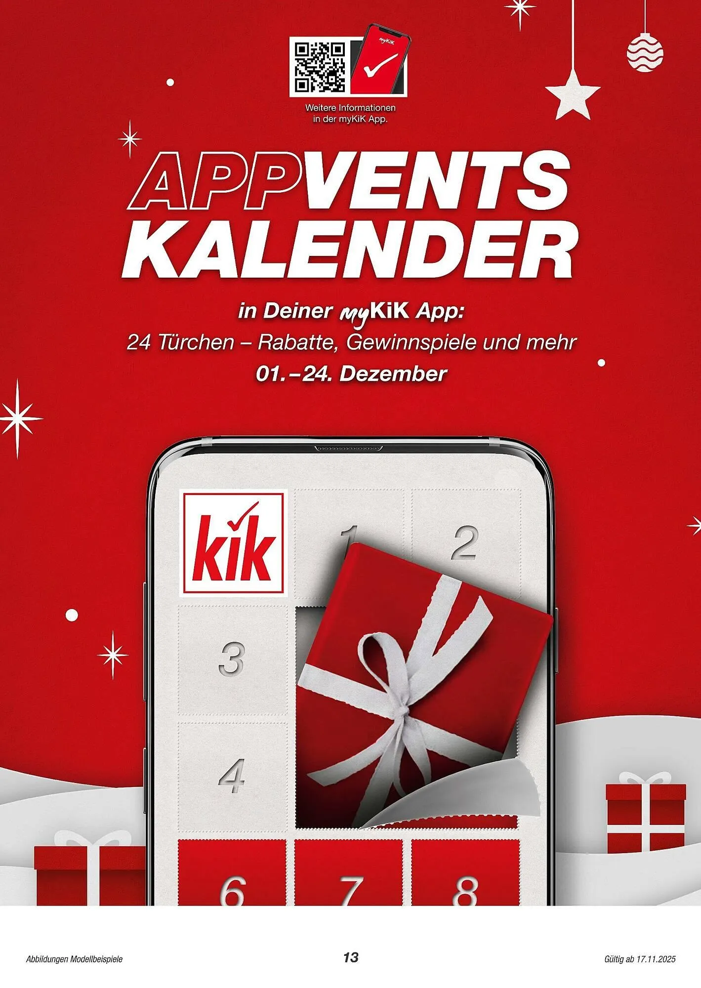 KiK Prospekt von 14. November bis 28. November 2025 - Prospekt seite 13