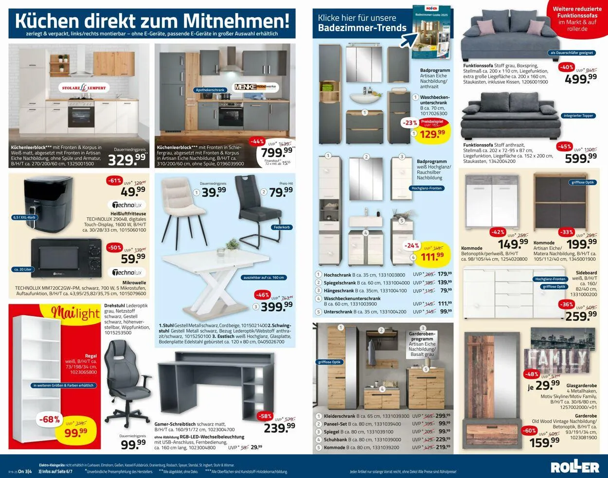 Roller Aktueller Prospekt von 4. Mai bis 17. Mai 2025 - Prospekt seite 9
