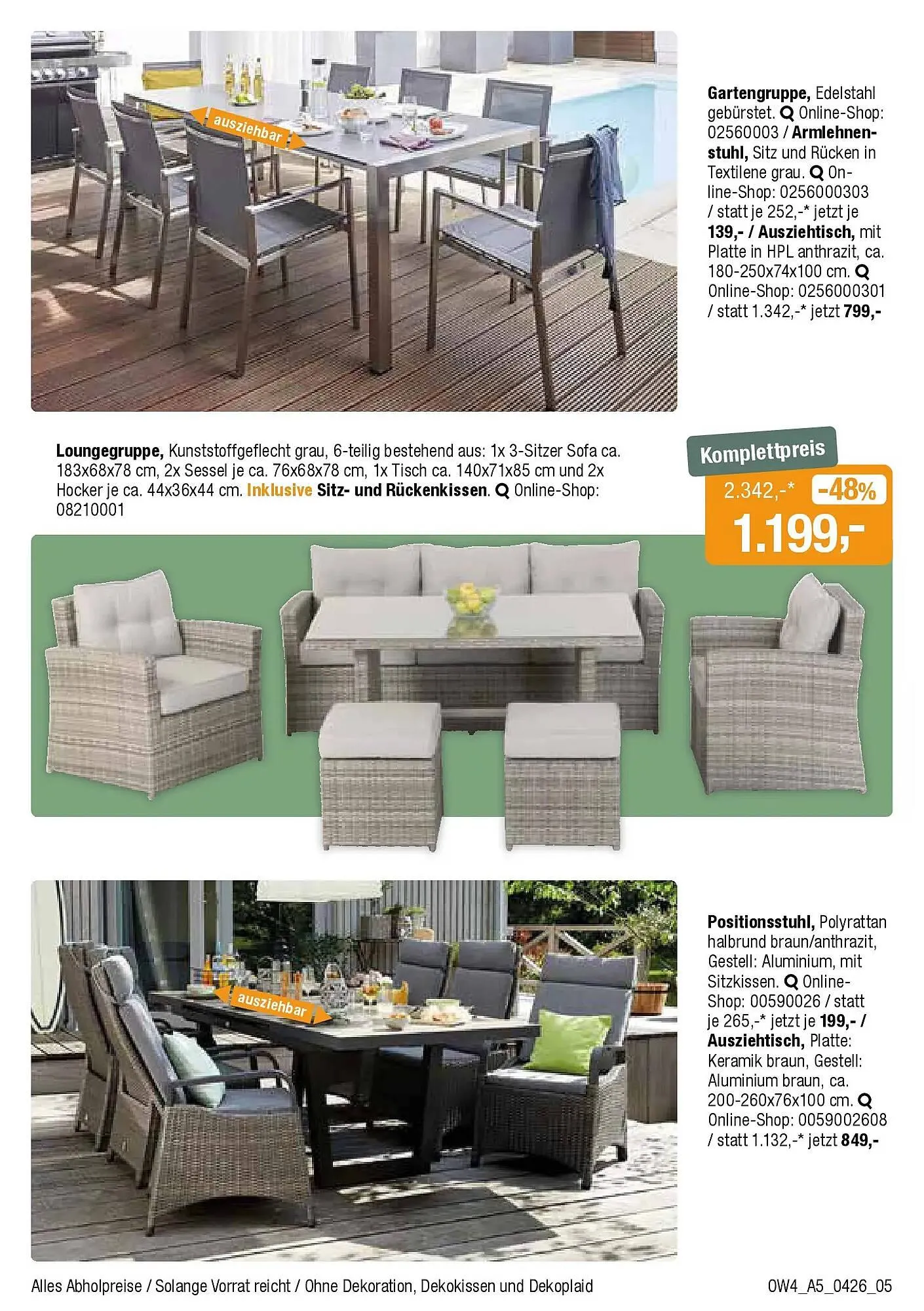 Opti Wohnwelt Prospekt von 1. April bis 18. April 2026 - Prospekt seite 5