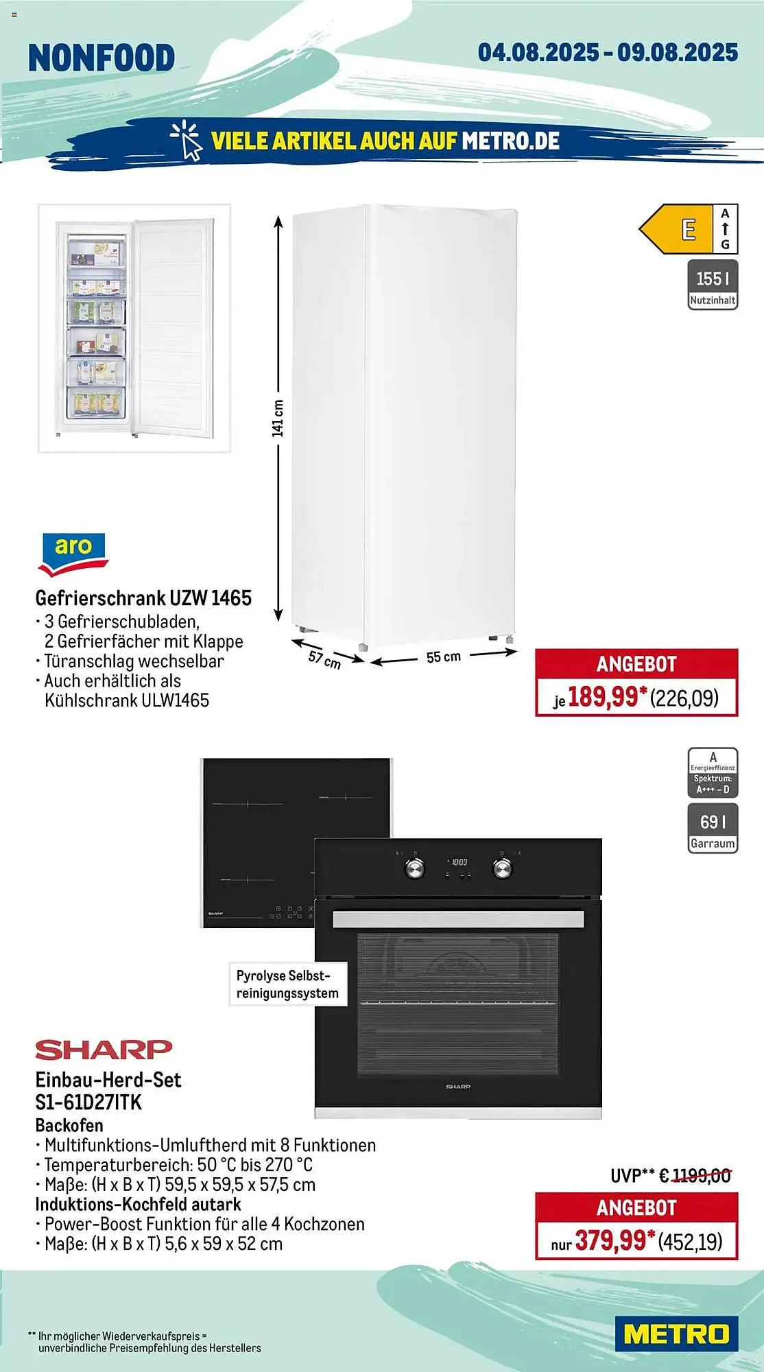 METRO Prospekt von 4. August bis 9. August 2025 - Prospekt seite 19