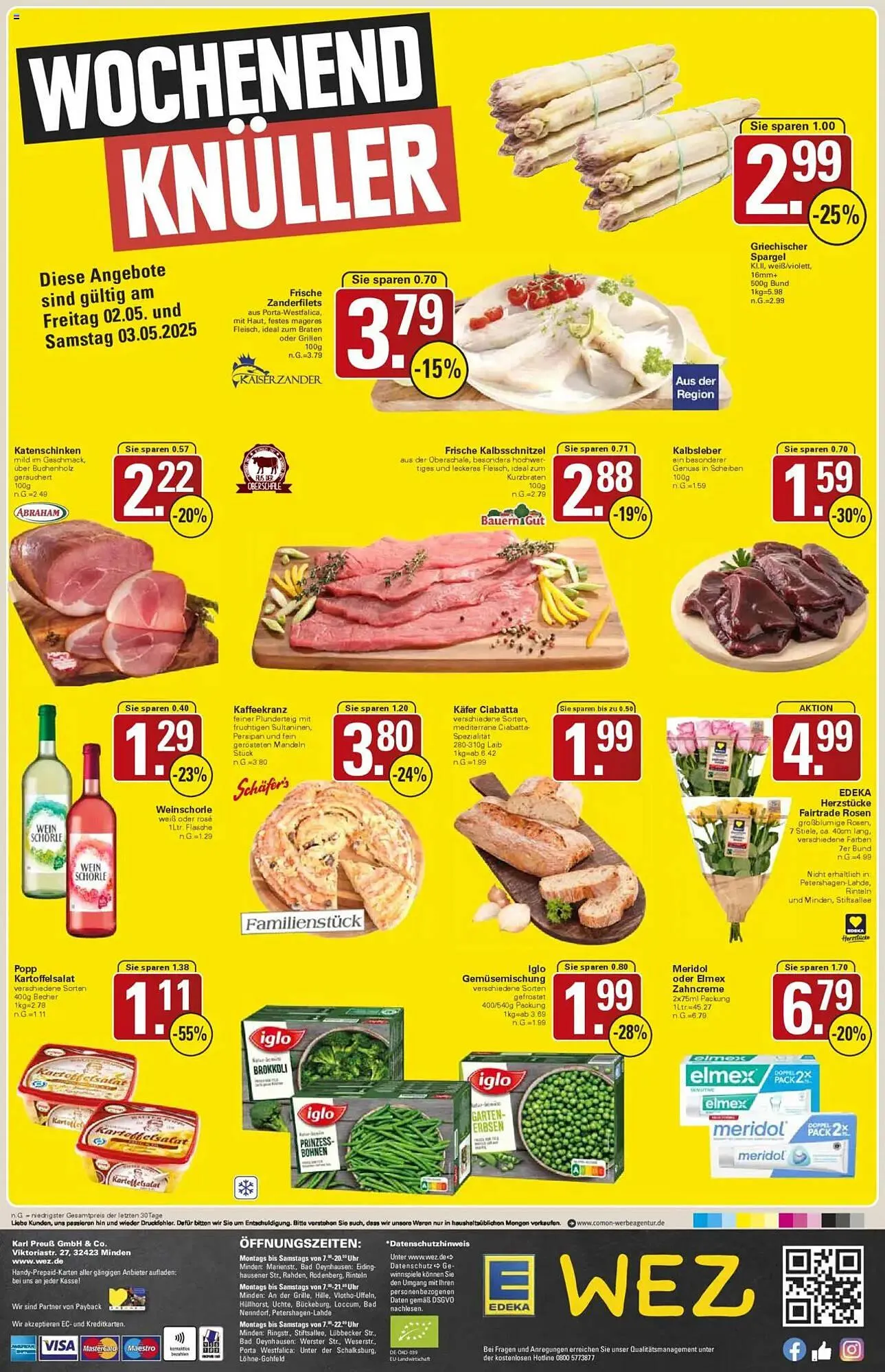 WEZ Prospekt von 28. April bis 3. Mai 2025 - Prospekt seite 18