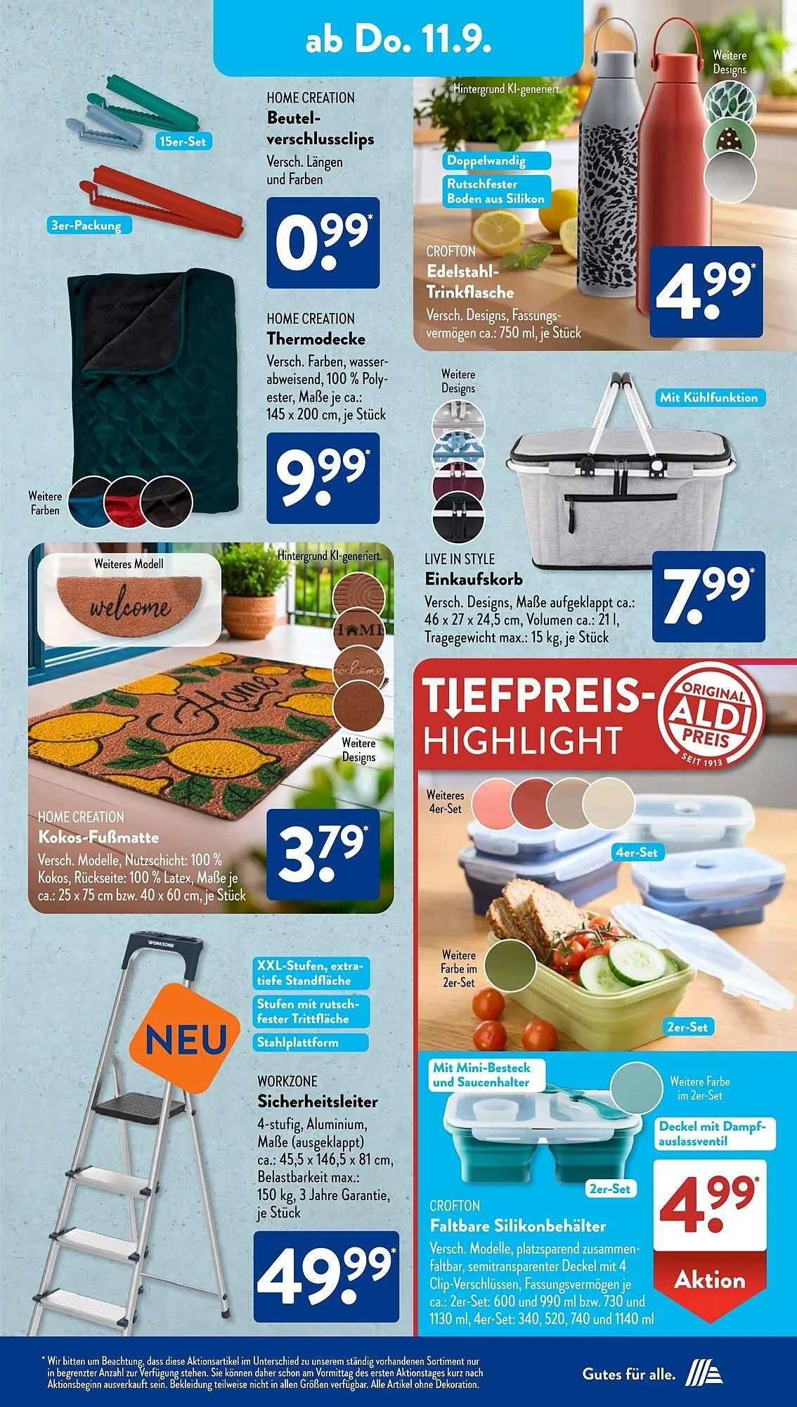 Aldi Süd Prospekt von 8. September bis 14. September 2025 - Prospekt seite 10