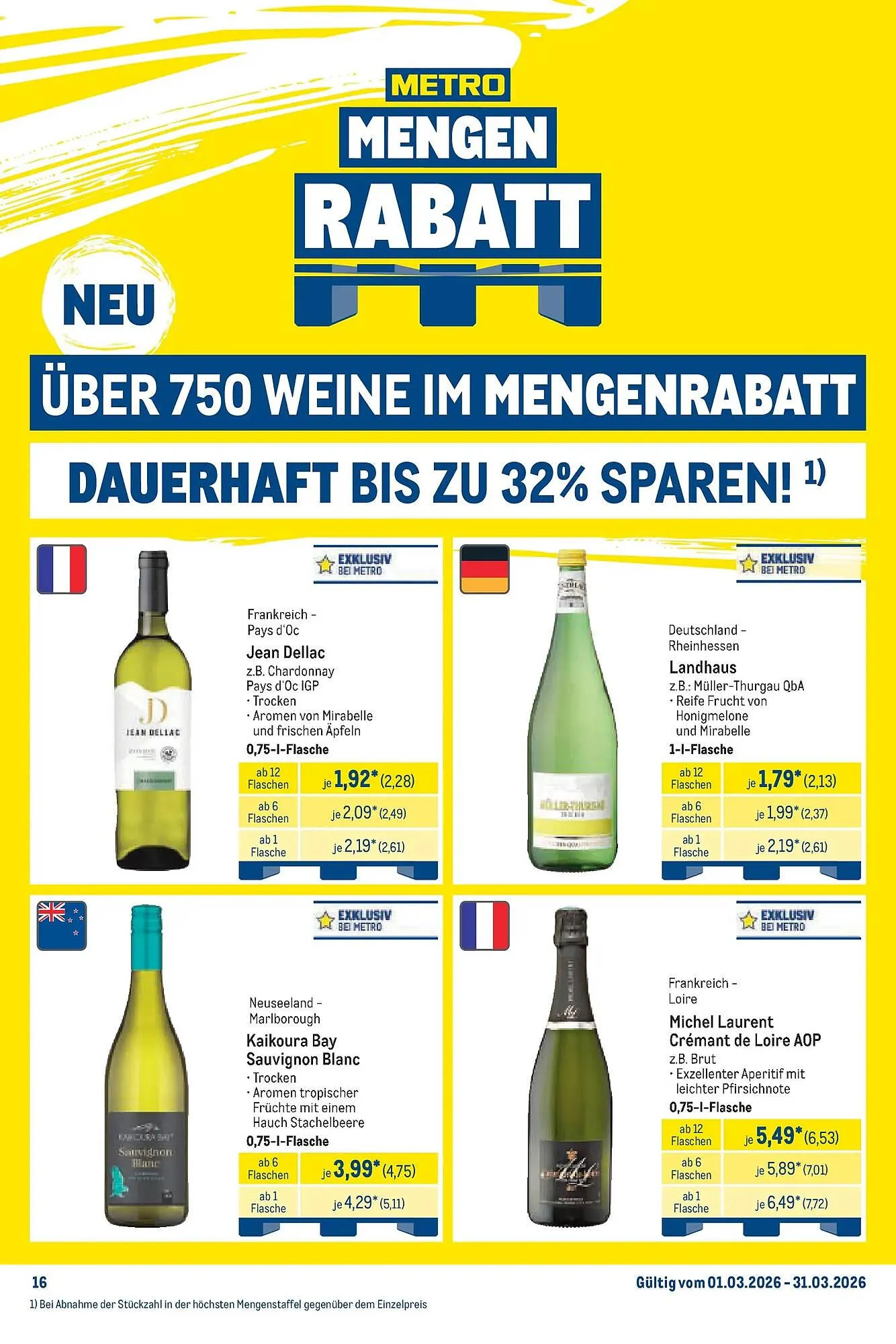 METRO Prospekt von 1. März bis 7. März 2026 - Prospekt seite 16