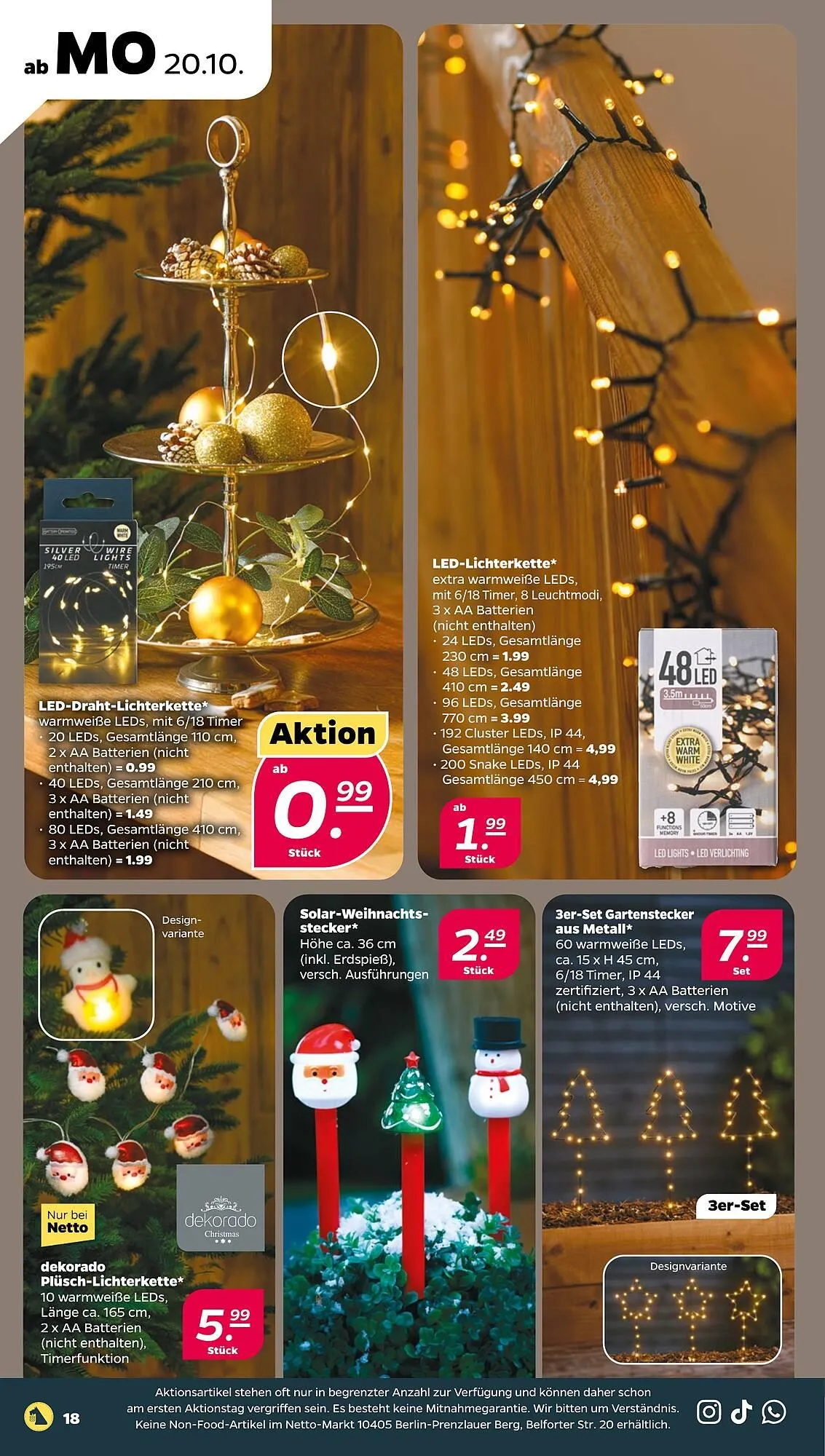 NETTO Prospekt von 20. Oktober bis 25. Oktober 2025 - Prospekt seite 20