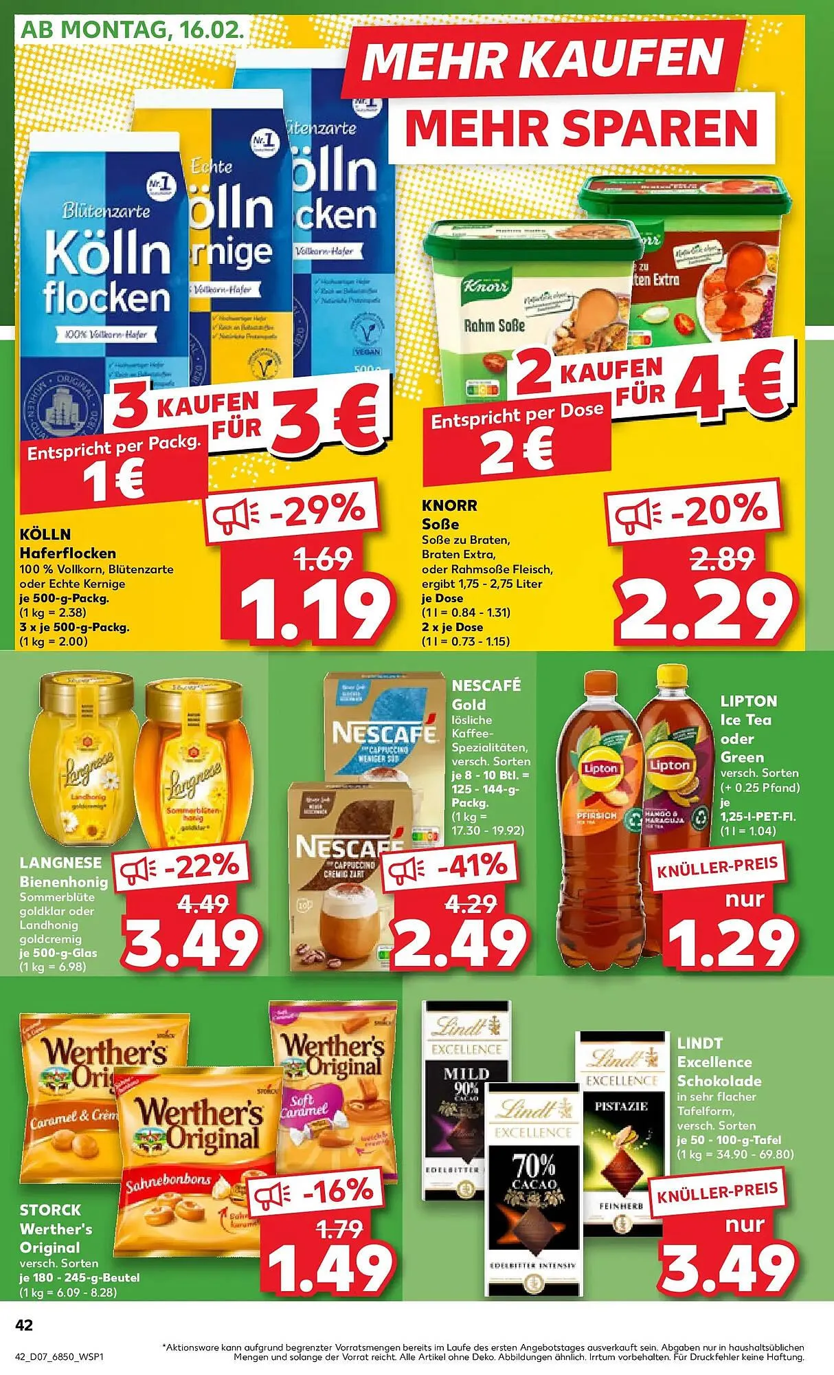 Kaufland Prospekt von 11. Februar bis 18. Februar 2026 - Prospekt seite 50