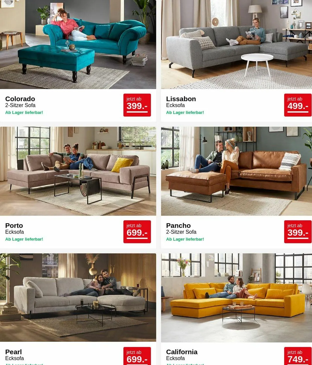 Seats and Sofas Aktueller Prospekt - 1