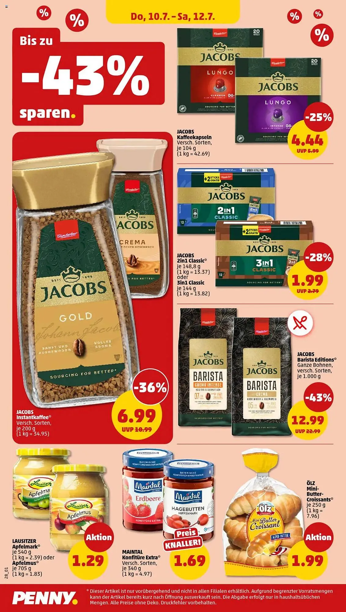 PENNY Prospekt von 7. Juli bis 12. Juli 2025 - Prospekt seite 28