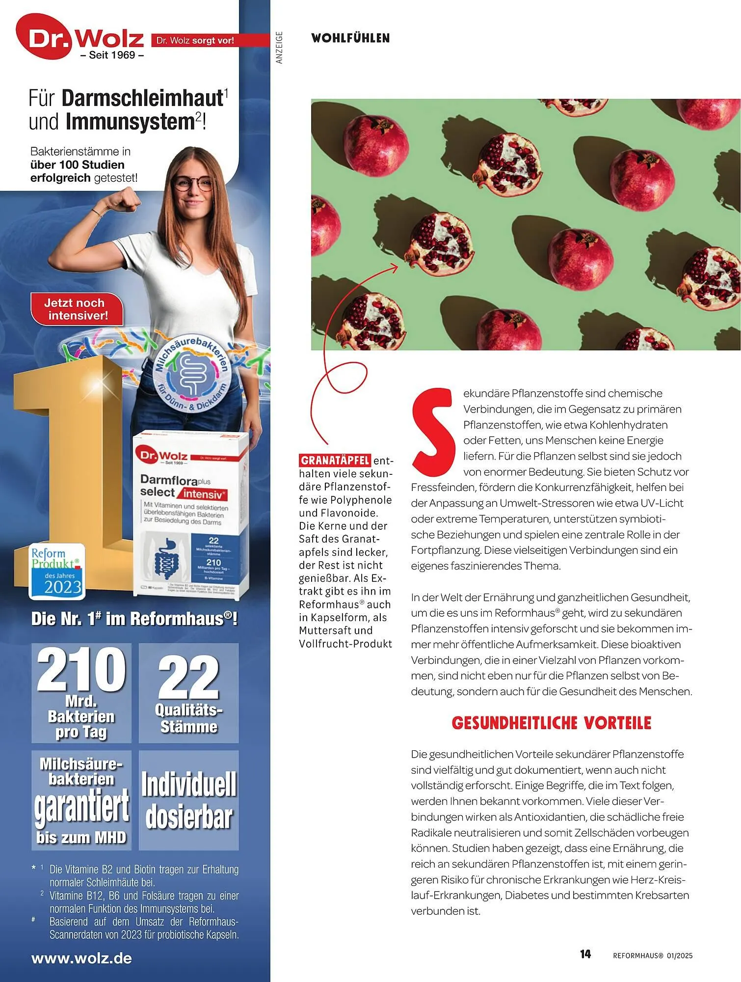 Reformhaus Prospekt von 1. Januar bis 31. Januar 2025 - Prospekt seite 14