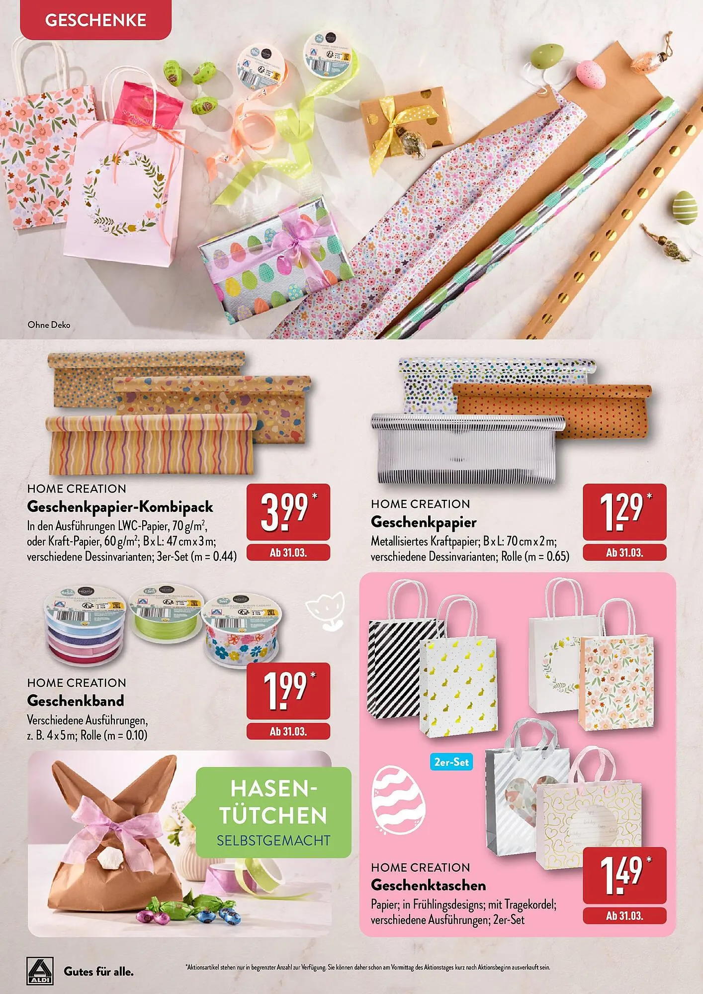 Aldi Nord Prospekt von 16. März bis 17. April 2025 - Prospekt seite 40