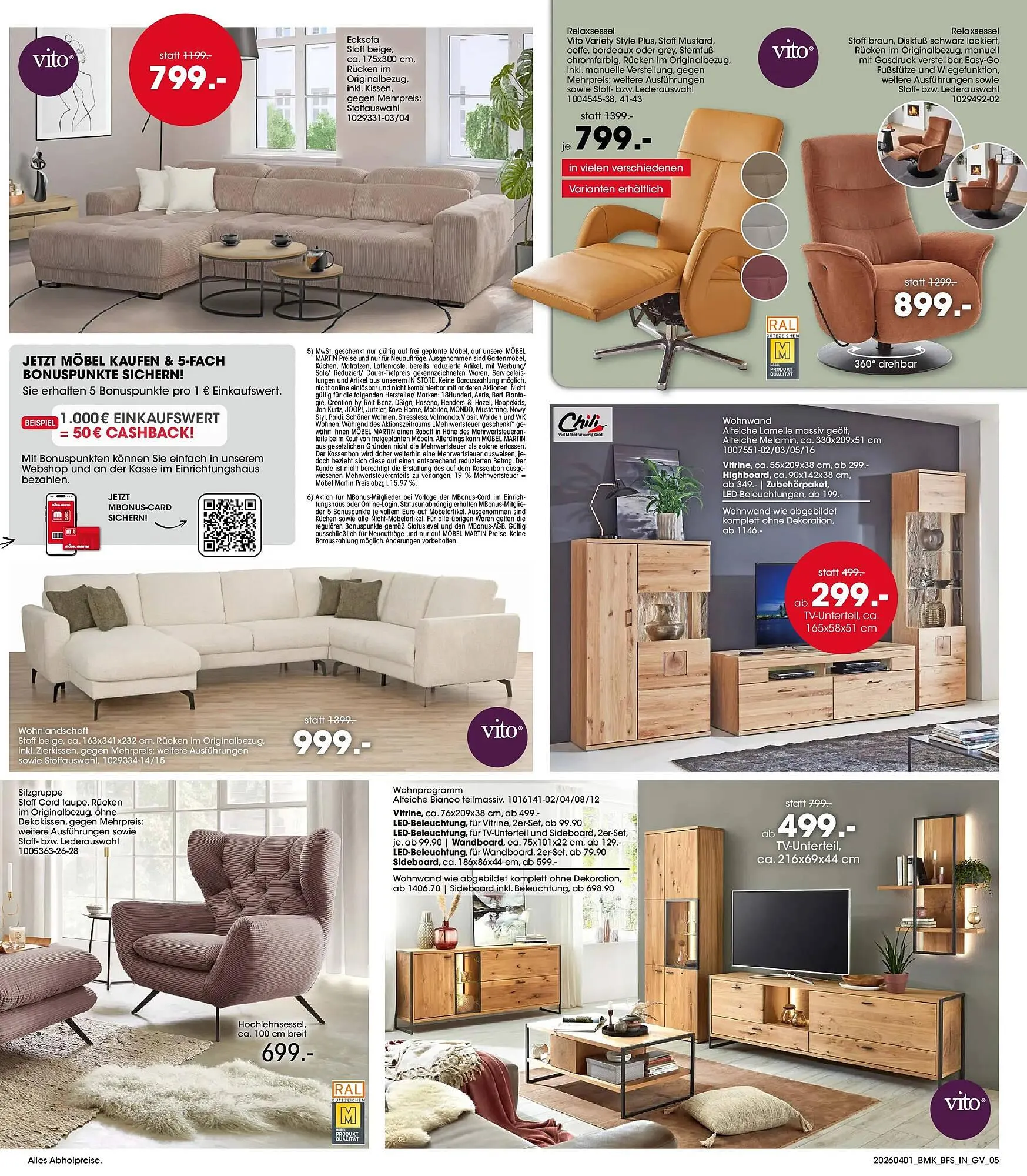 Möbel Martin Prospekt von 31. März bis 30. April 2026 - Prospekt seite 5