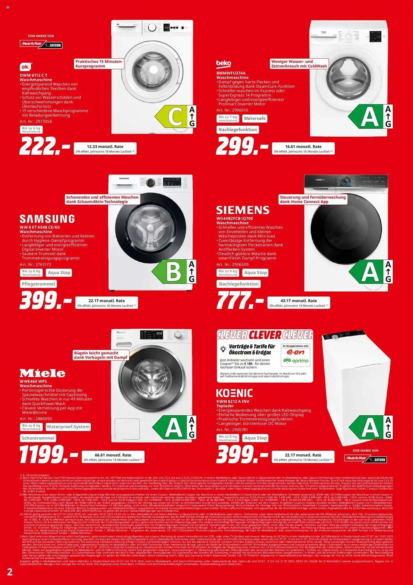 Saturn Prospekt von 7. Juli bis 19. Juli 2025 - Prospekt seite 2