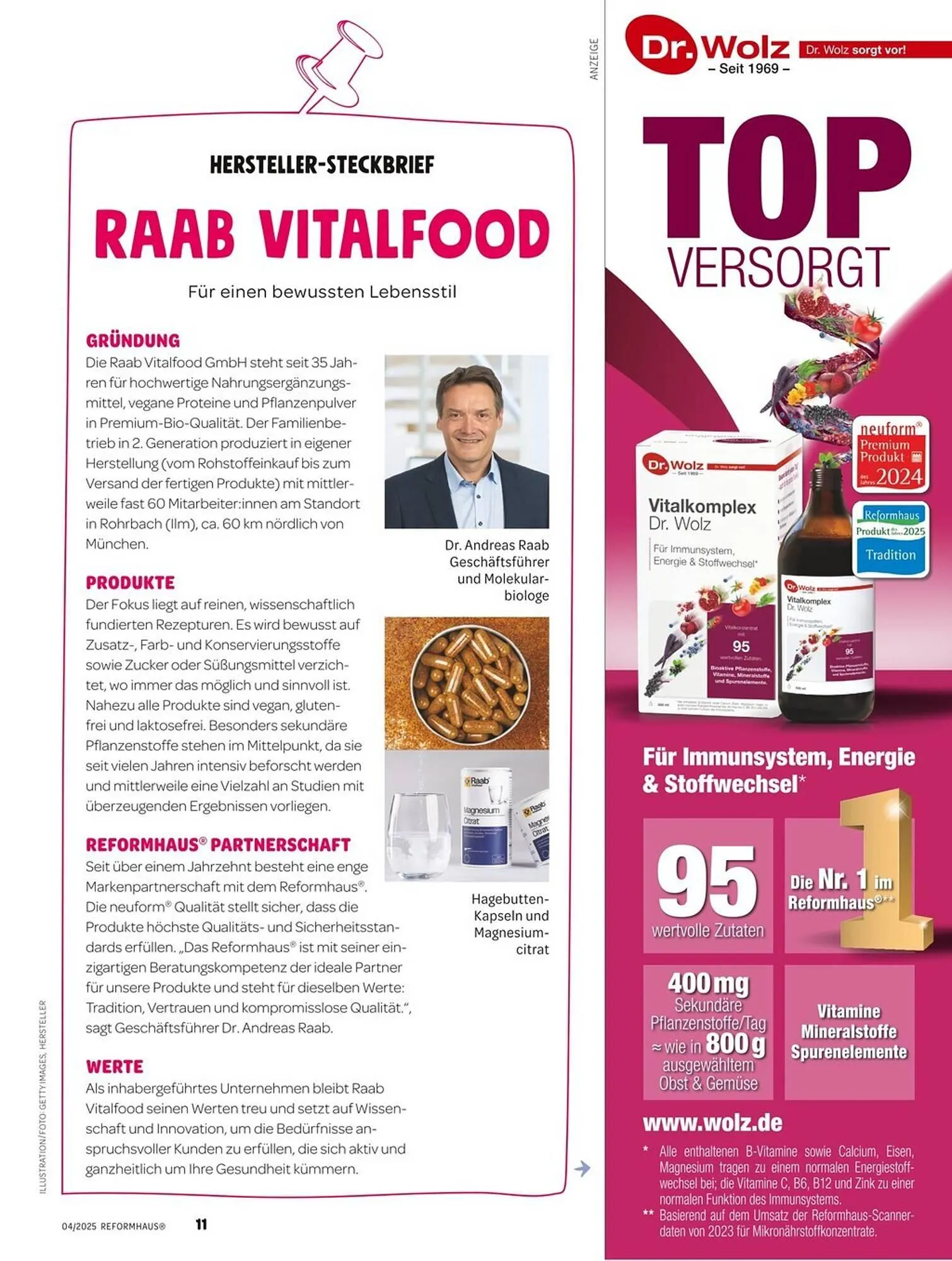 Reformhaus Prospekt von 1. April bis 30. April 2025 - Prospekt seite 11
