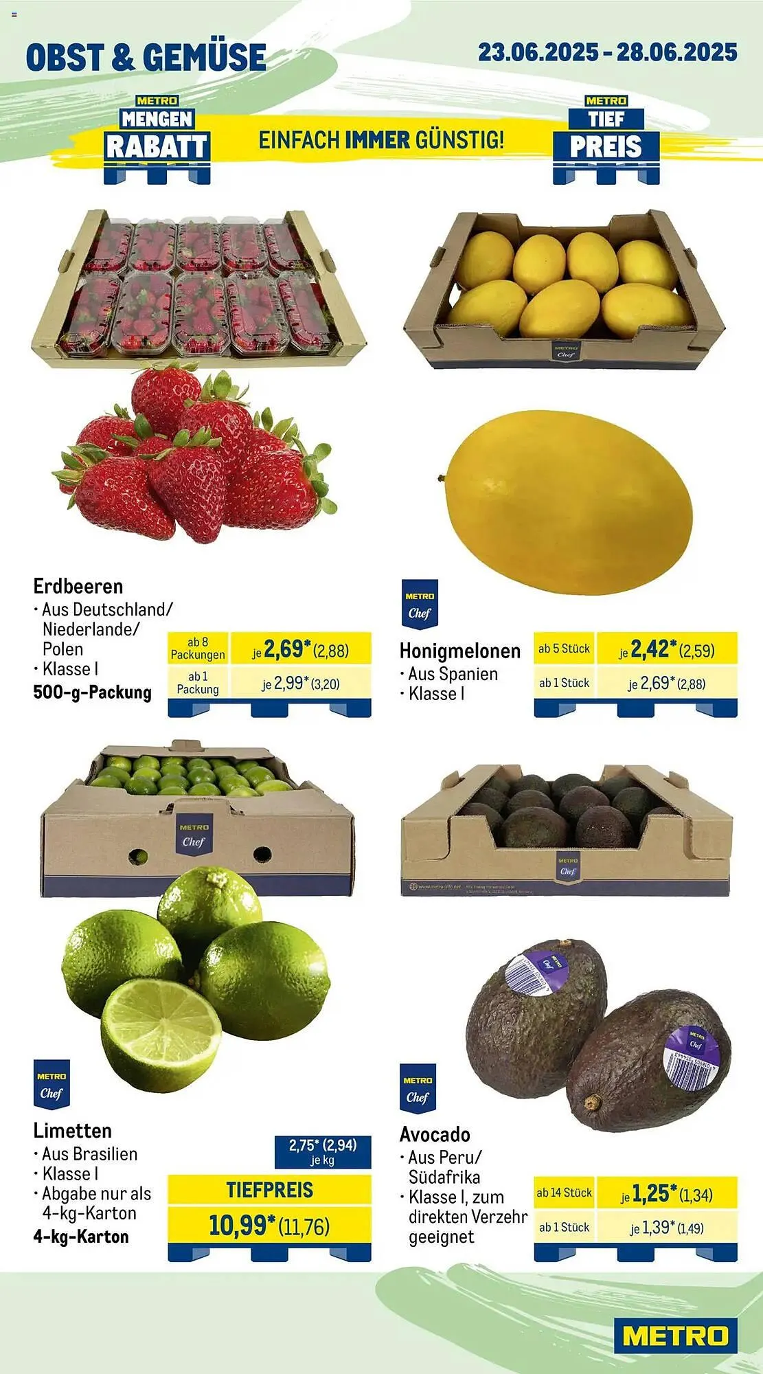 METRO Prospekt von 23. Juni bis 28. Juni 2025 - Prospekt seite 7