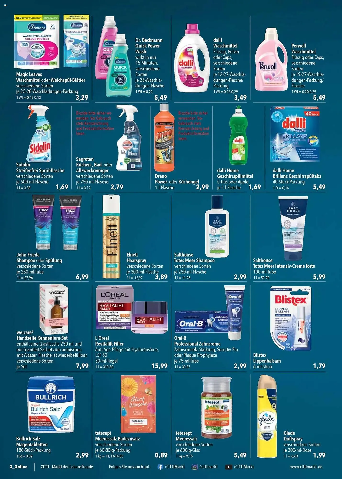 CITTI Markt Prospekt von 3. Dezember bis 9. Dezember 2025 - Prospekt seite 34