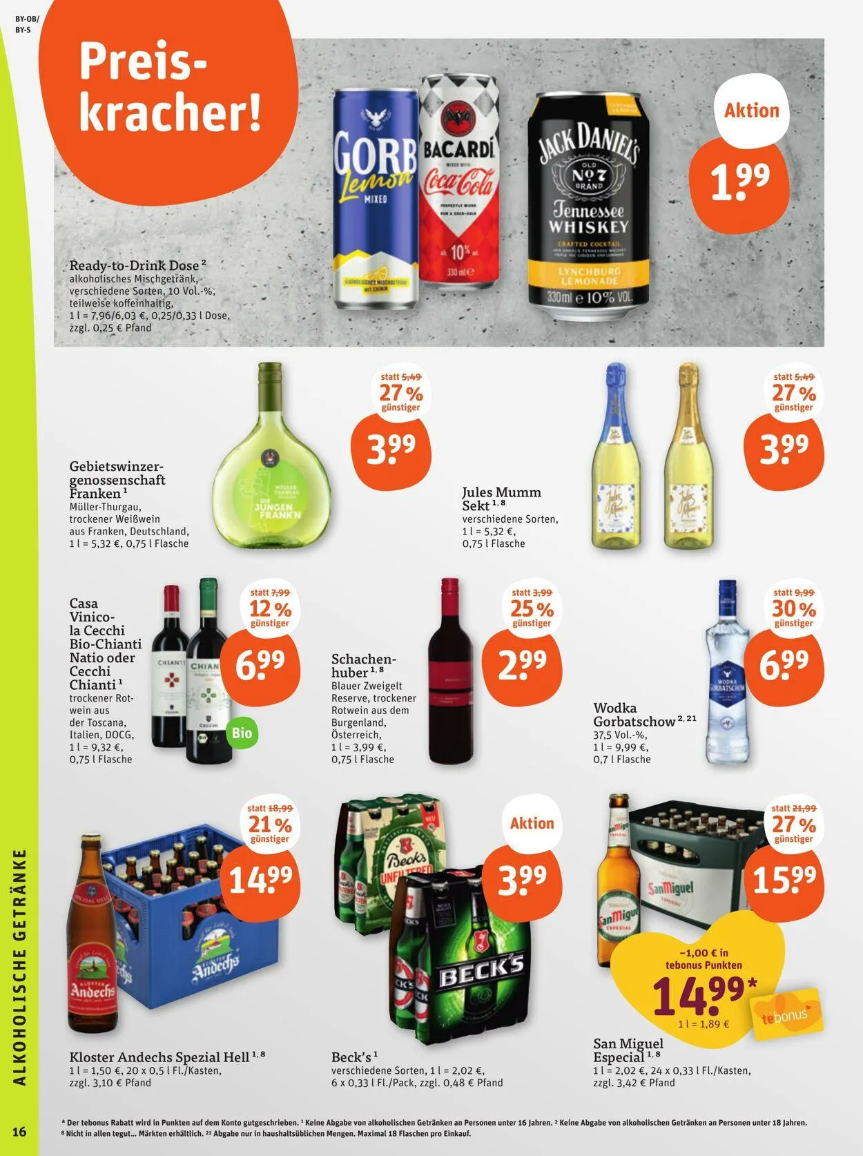 Tegut Aktueller Prospekt von 2. Juni bis 8. Juni 2025 - Prospekt seite 18