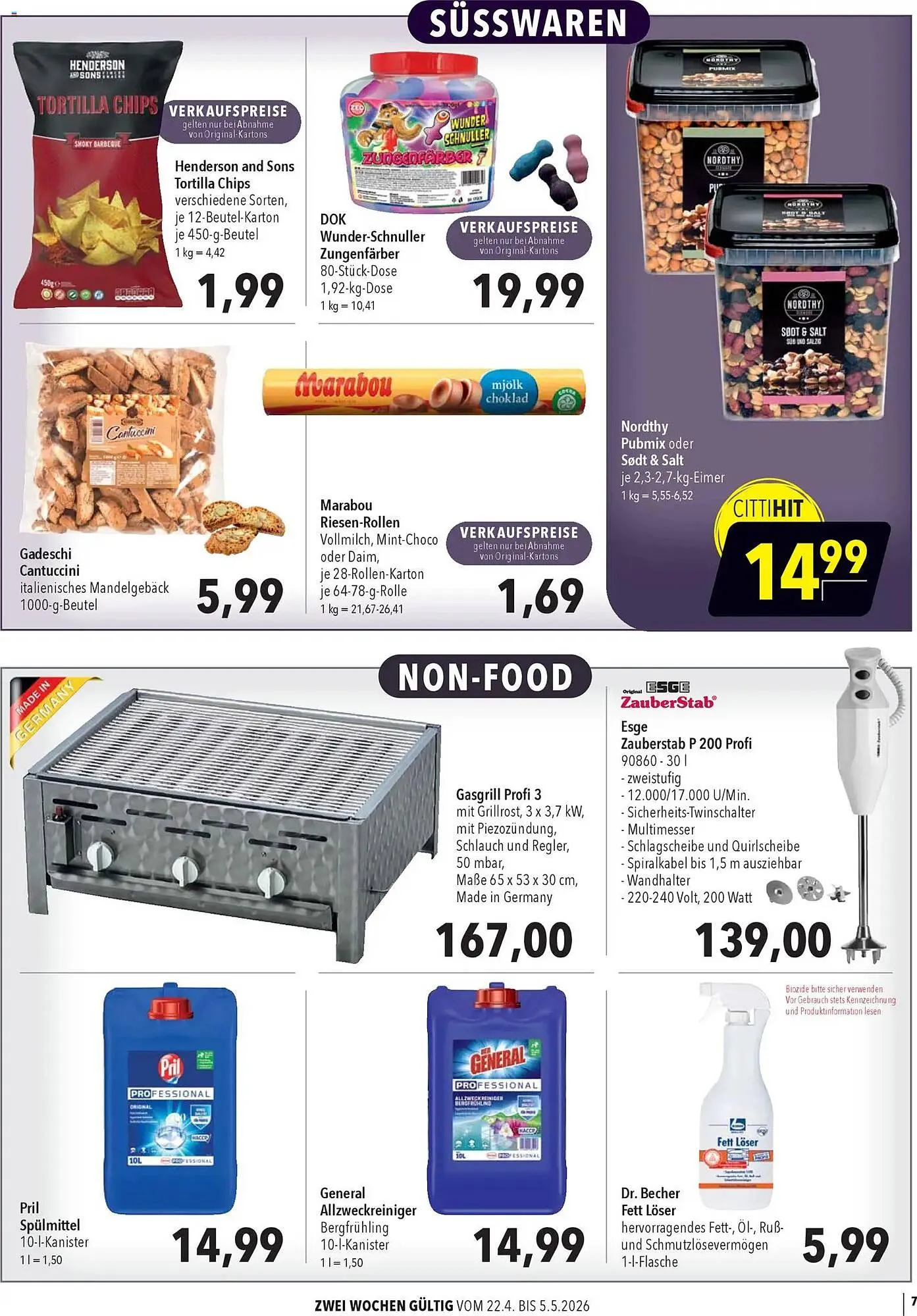 CITTI Markt Prospekt von 22. April bis 5. Mai 2026 - Prospekt seite 7