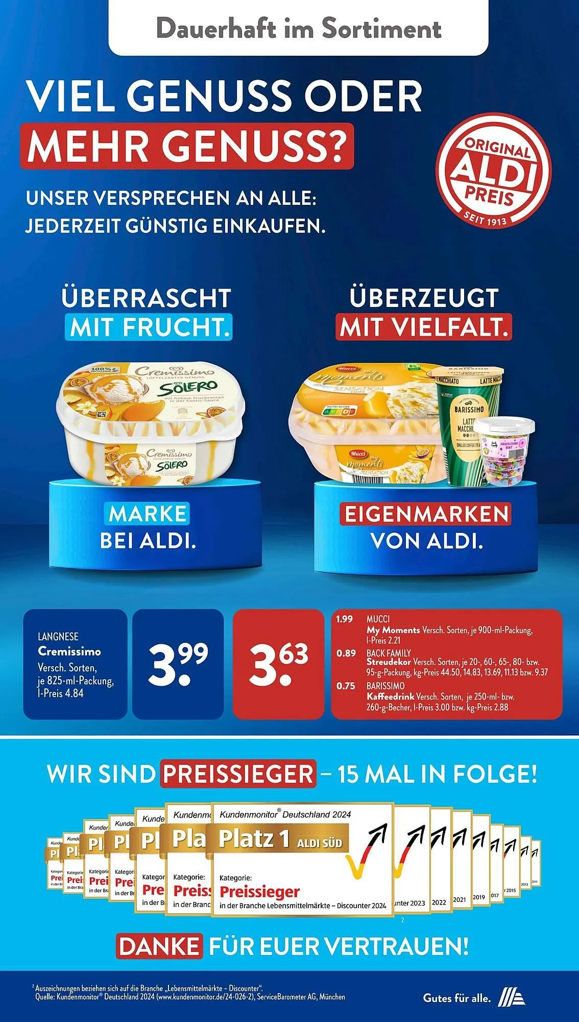 Aldi Süd Prospekt von 16. Juni bis 22. Juni 2025 - Prospekt seite 15