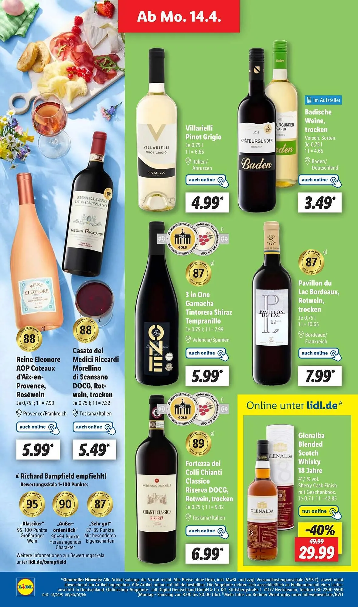 Lidl Prospekt von 14. April bis 20. April 2025 - Prospekt seite 22
