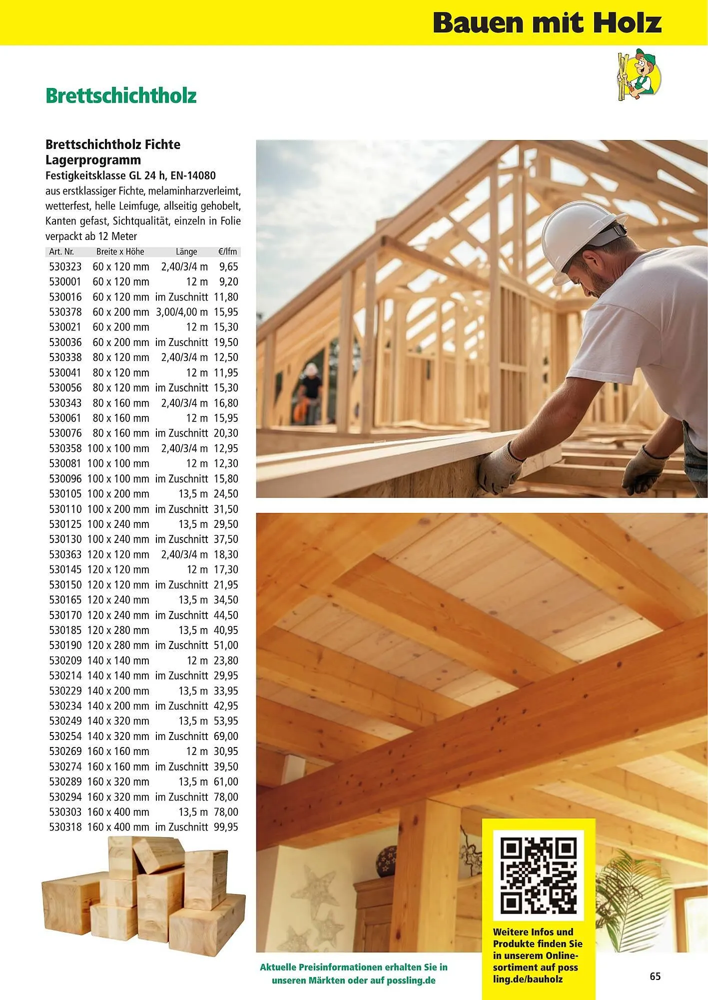 Holz Possling Prospekt von 1. April bis 31. Juli 2026 - Prospekt seite 65
