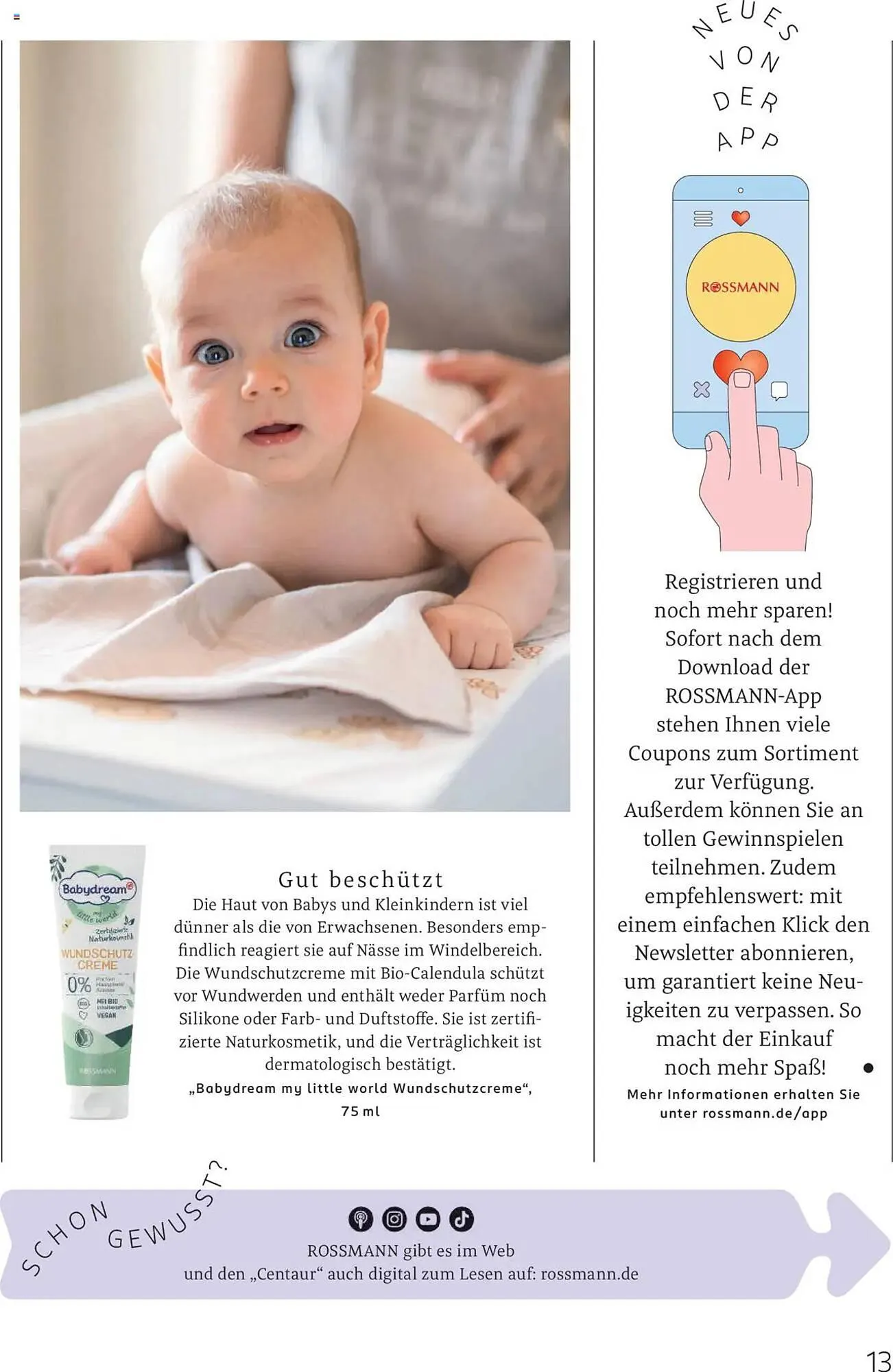 Rossmann Prospekt von 1. Juli bis 31. Juli 2025 - Prospekt seite 13