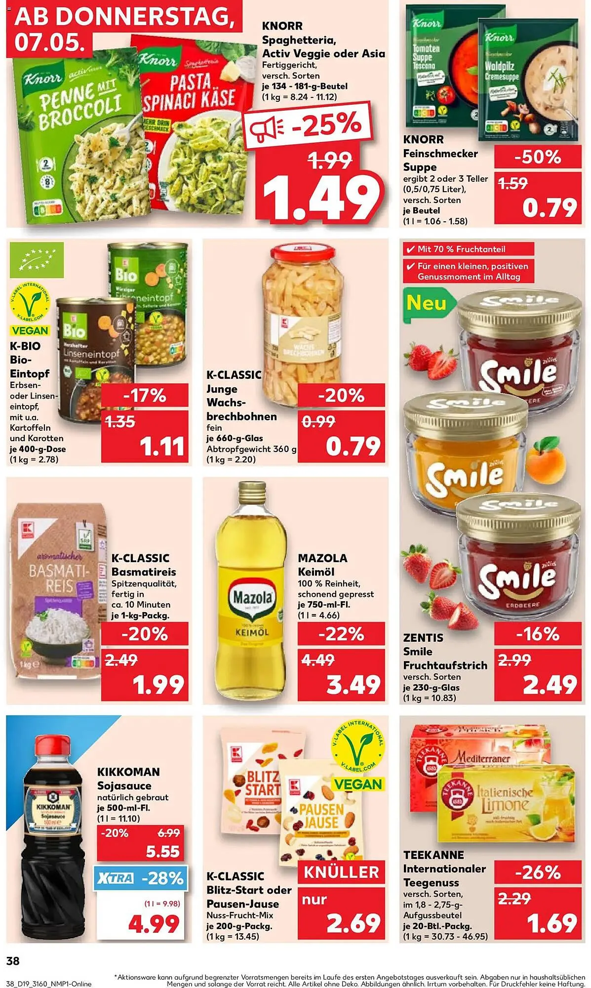 Kaufland Prospekt von 7. Mai bis 13. Mai 2026 - Prospekt seite 38