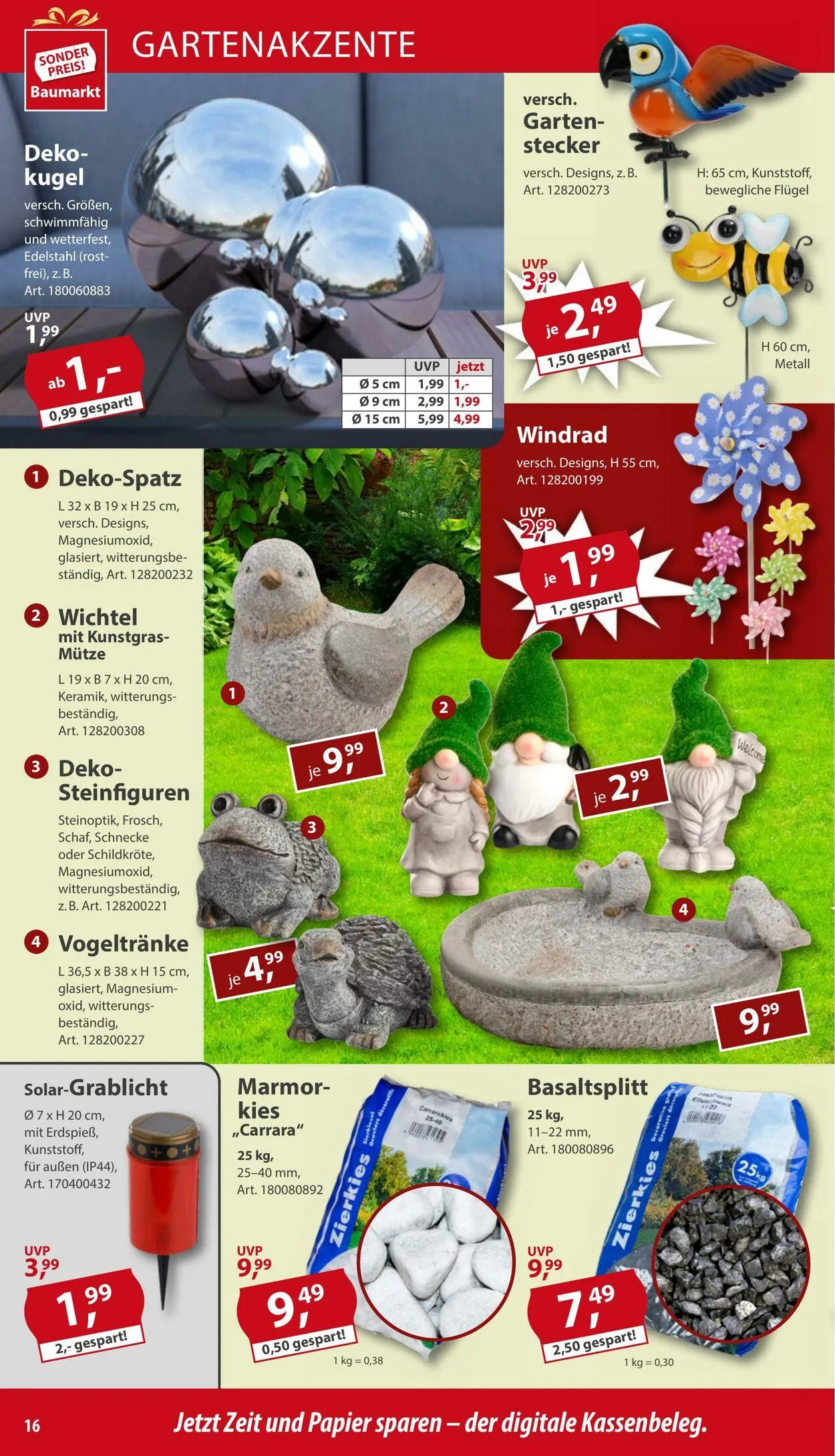 Sonderpreis Baumarkt Aktueller Prospekt von 9. April bis 23. April 2025 - Prospekt seite 15