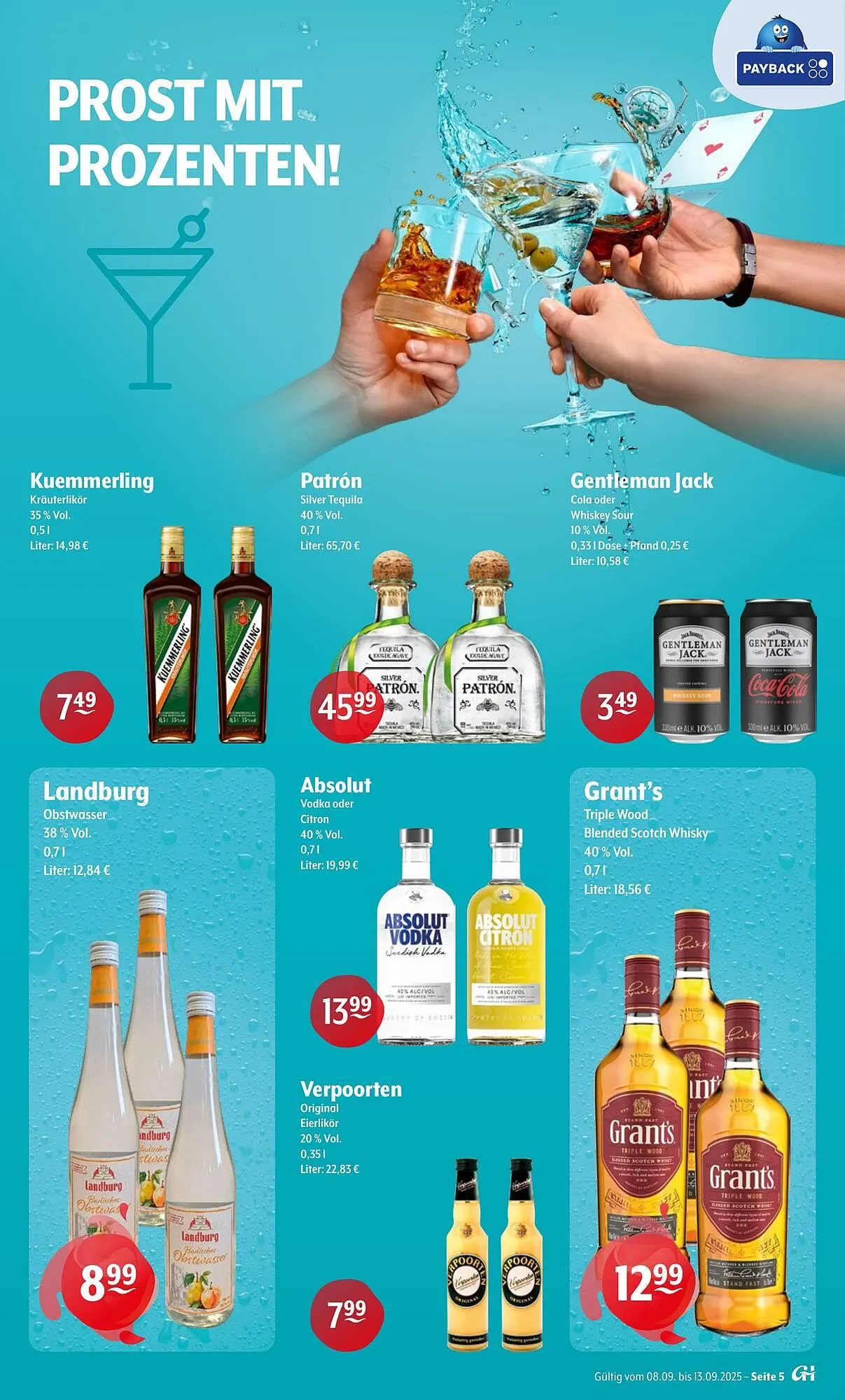 Getränke Hoffmann Prospekt von 8. September bis 13. September 2025 - Prospekt seite 5