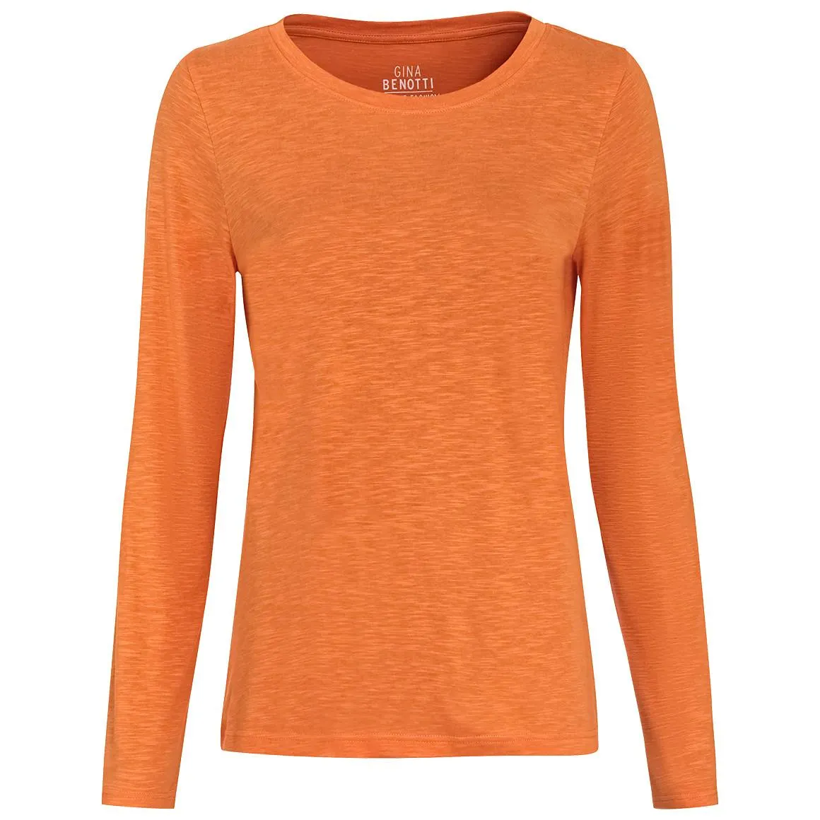 Damen Langarmshirt unifarben