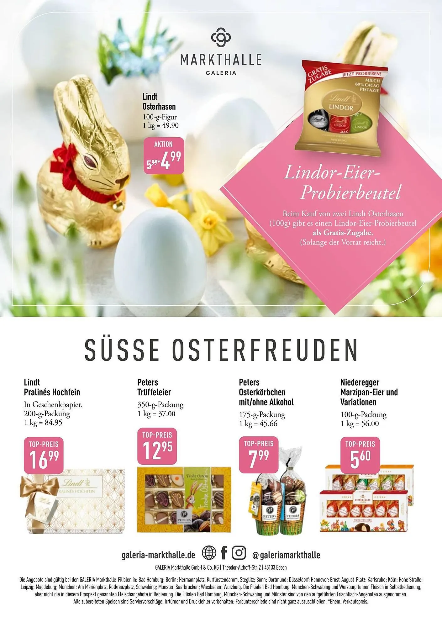 Galeria Markthalle Prospekt von 30. März bis 6. April 2026 - Prospekt seite 16