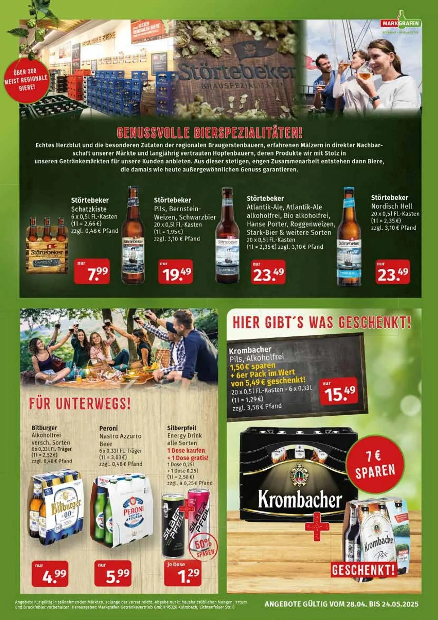 Markgrafen Prospekt von 28. April bis 25. Mai 2025 - Prospekt seite 3