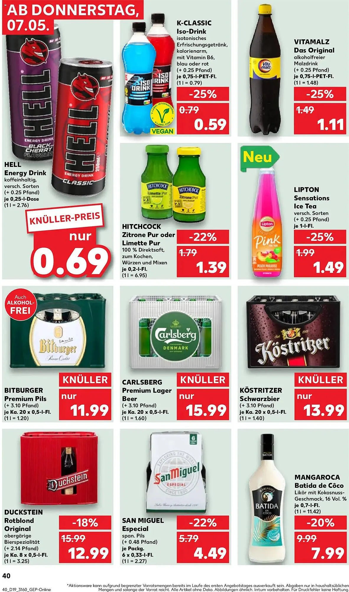 Kaufland Prospekt von 7. Mai bis 13. Mai 2026 - Prospekt seite 40