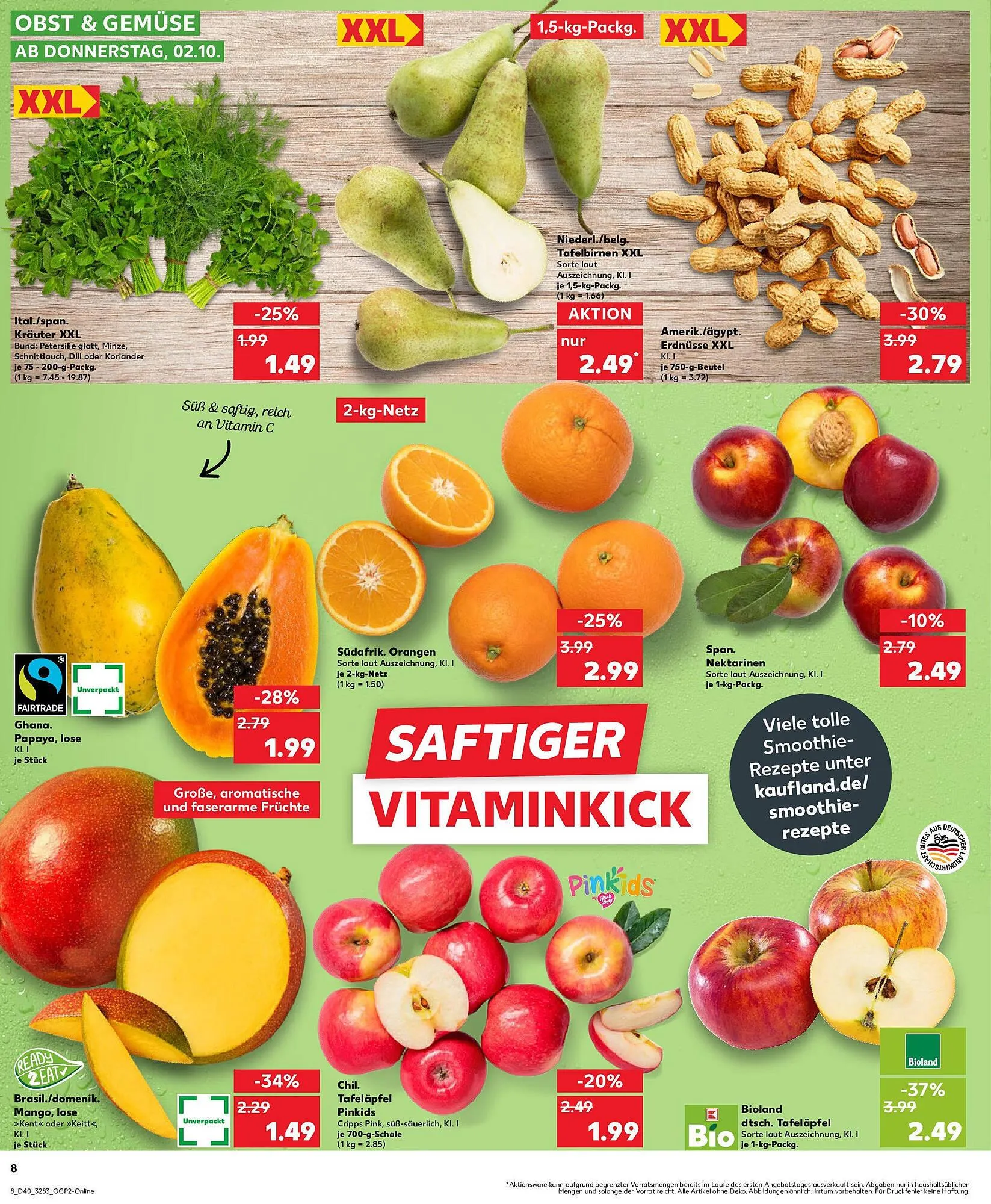 Kaufland Prospekt von 5. Oktober bis 8. Oktober 2025 - Prospekt seite 8