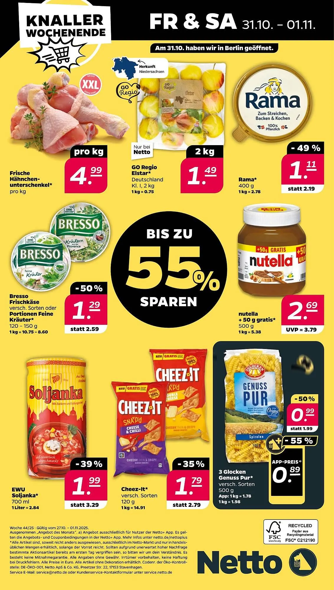NETTO Prospekt von 27. Oktober bis 1. November 2025 - Prospekt seite 34