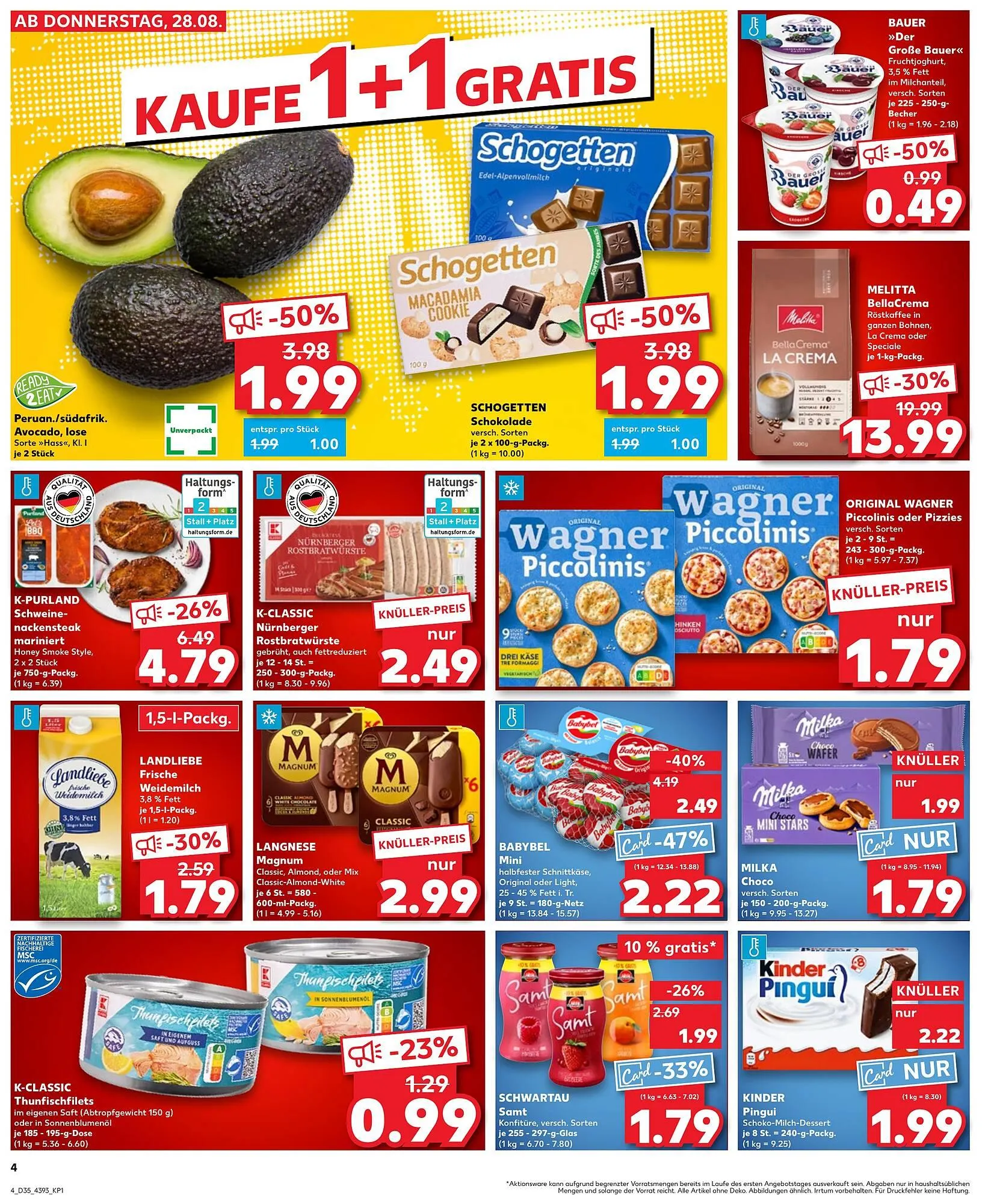 Kaufland Prospekt von 28. August bis 3. September 2025 - Prospekt seite 4