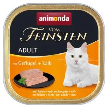animonda Vom Feinsten Adult Geflügel und Kalb 32x100 g