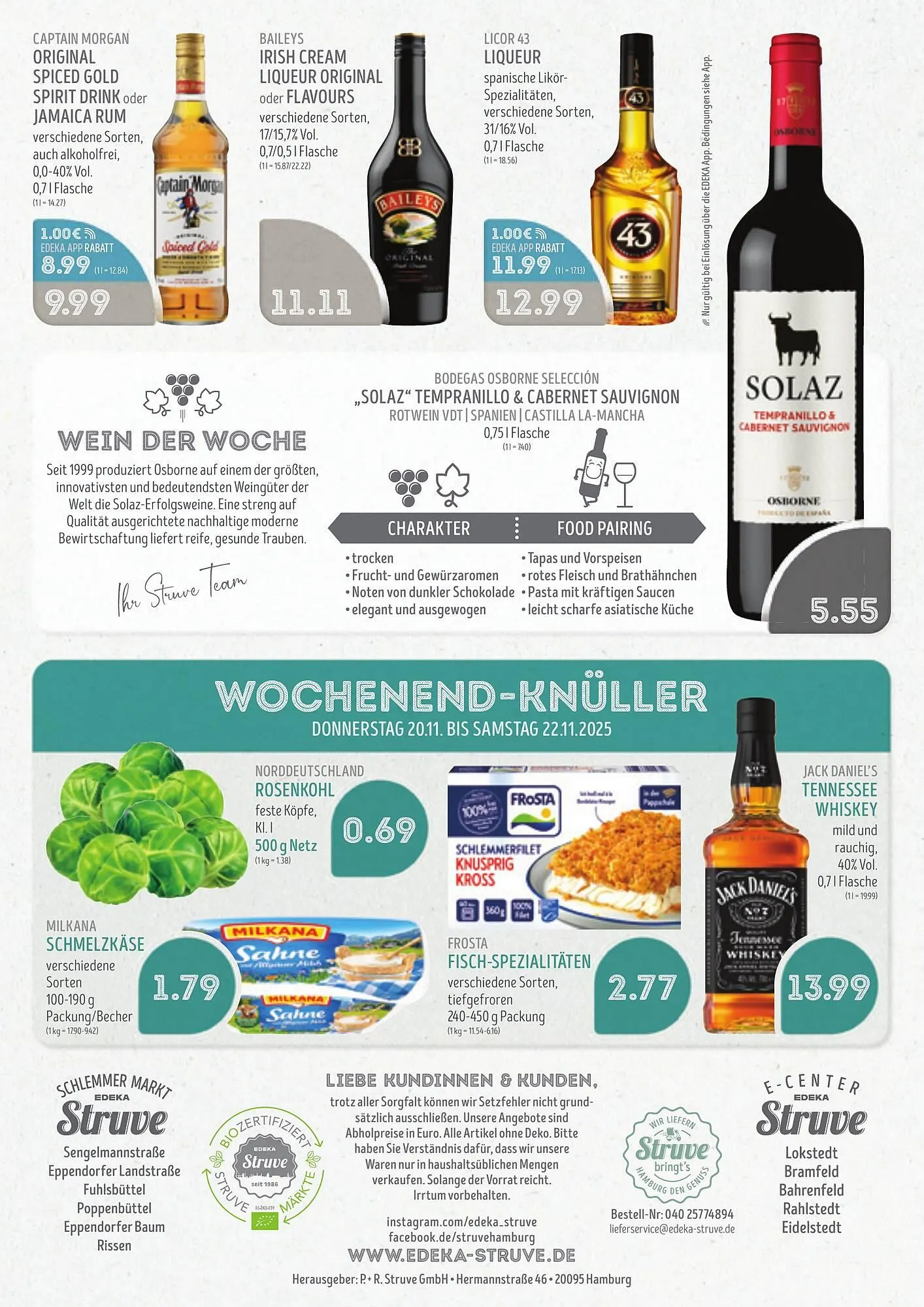 Edeka Struve Prospekt von 17. November bis 22. November 2025 - Prospekt seite 16